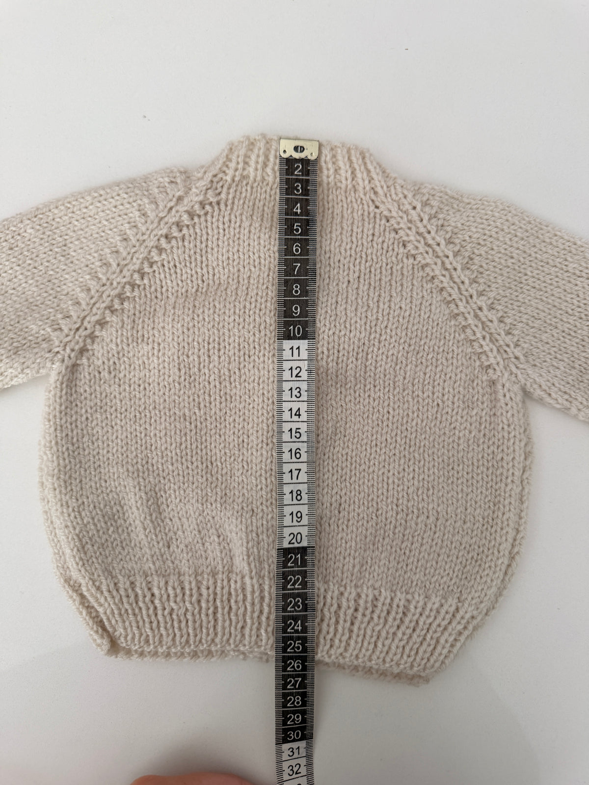 3-6m cream cardigan