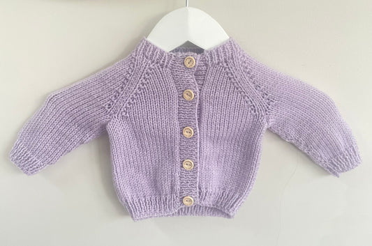 0-3 months heather Cardigan