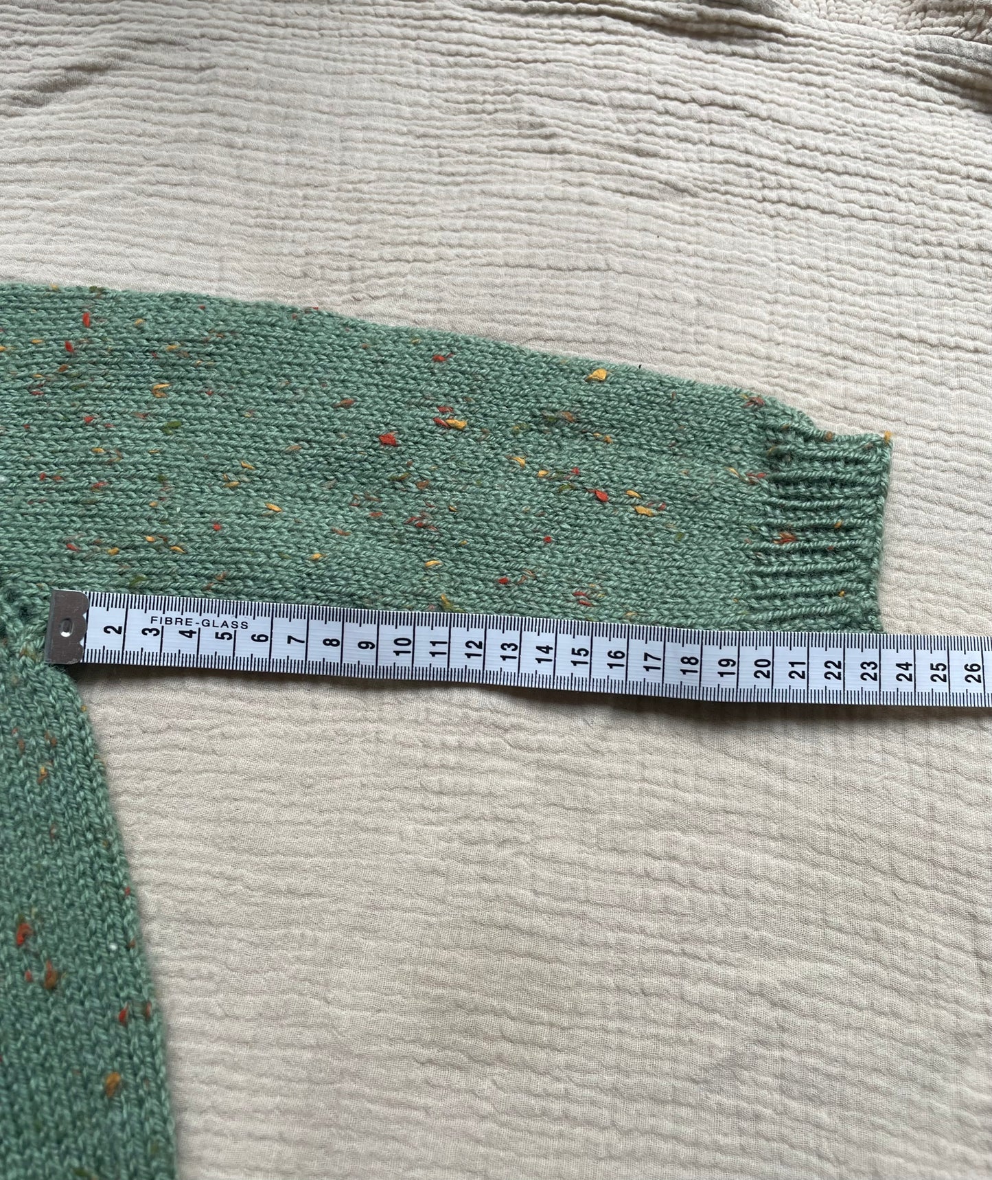 2-3 years green fleck cardigan