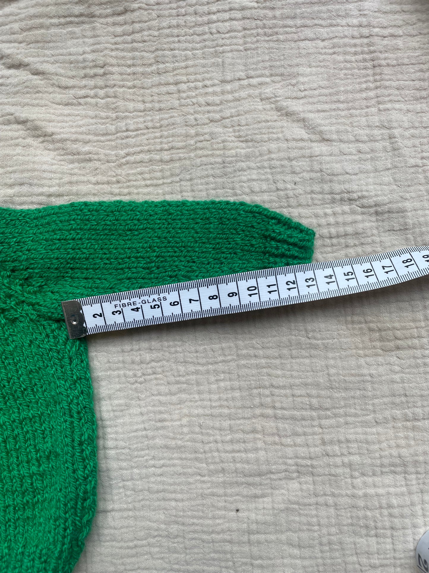 small 0-3m Christmas green cardigan
