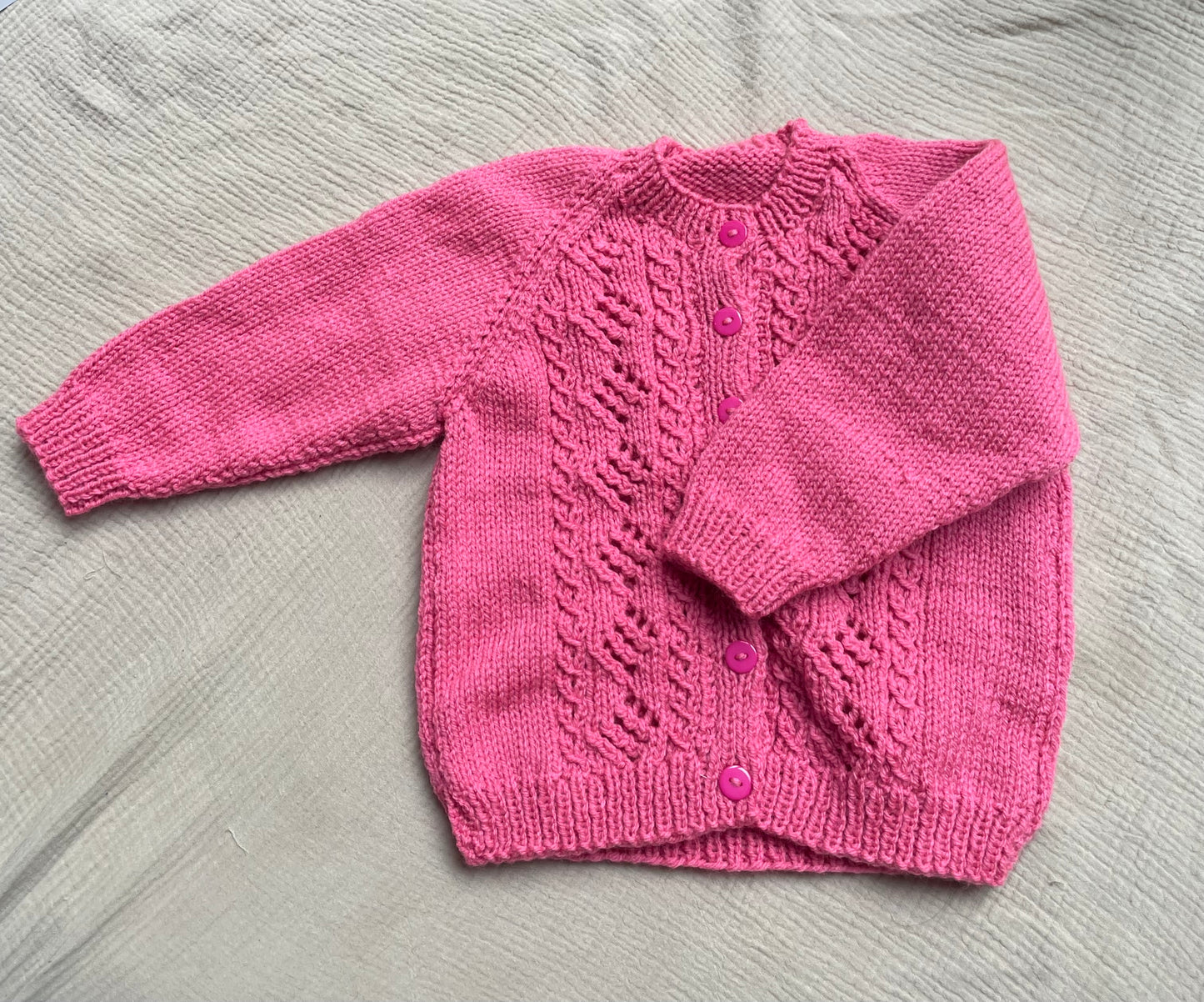 2-3 years blush cardigan
