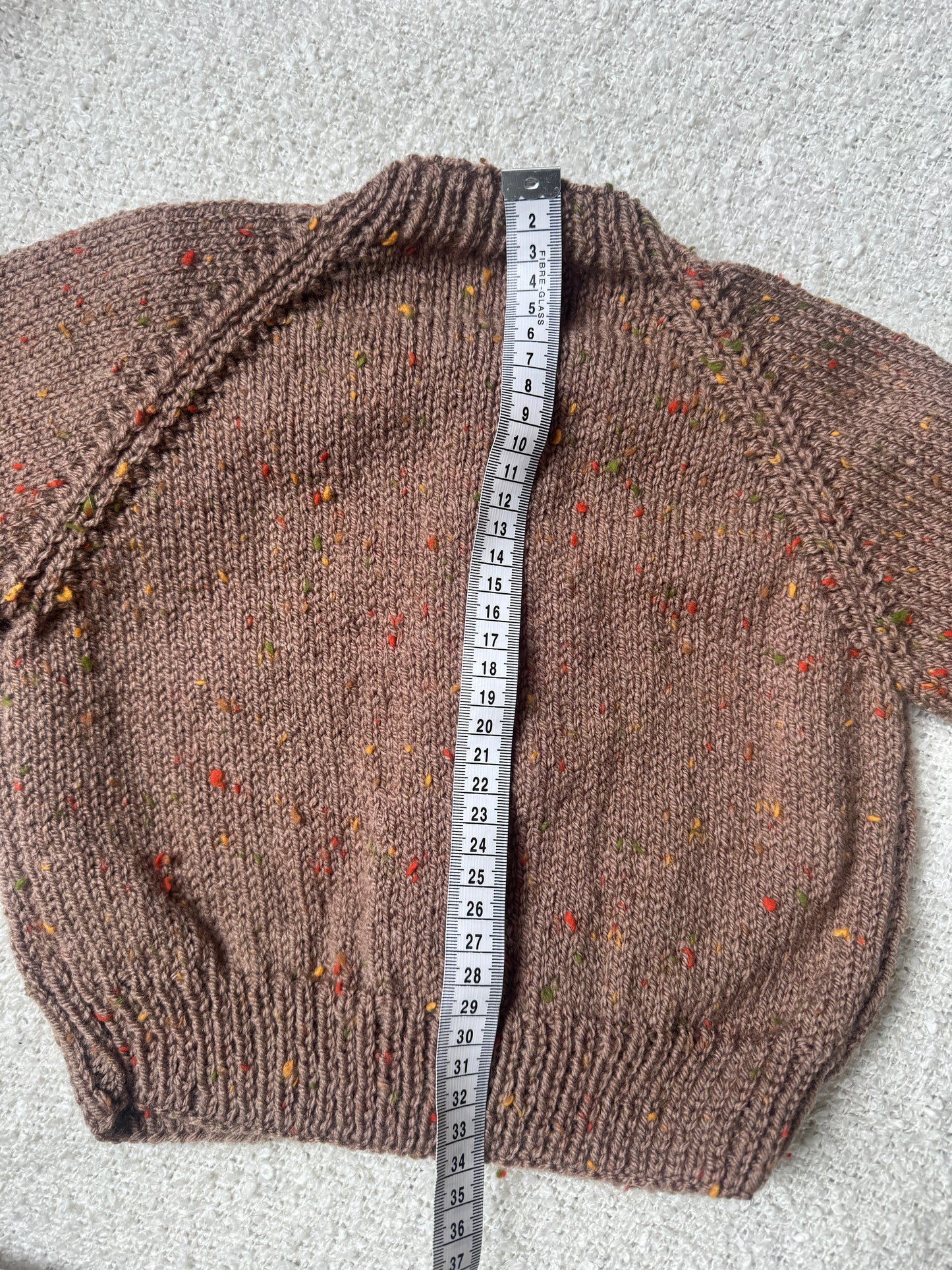 1-2 years brown fleck cardigan