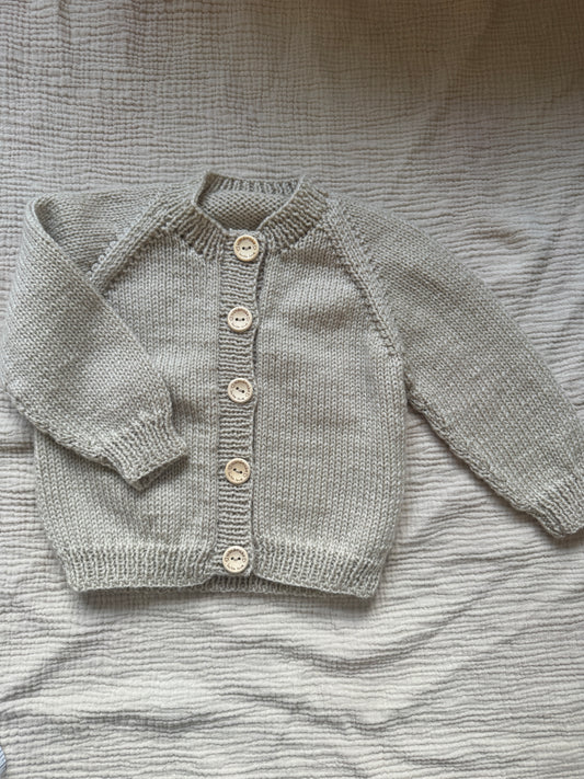 9-12m parchment cardigan