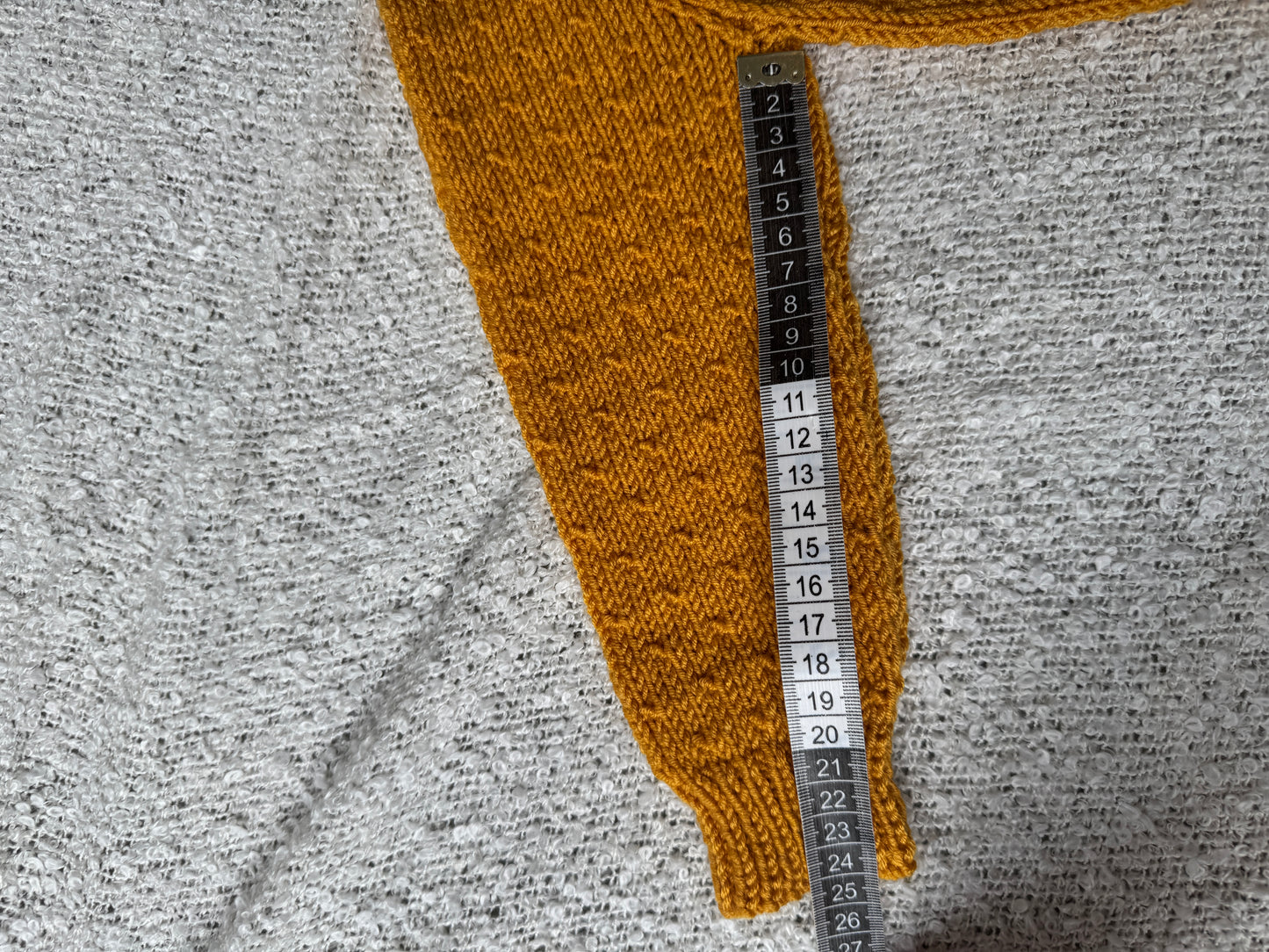 1-2 years gold pocket cardigan