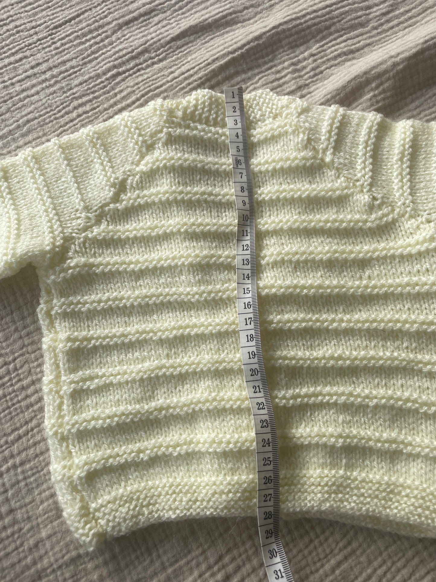 6-9m pale yellow cardigan