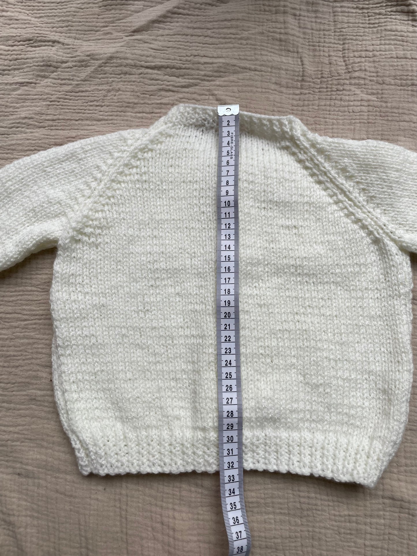 12-18m pale cream cardigan