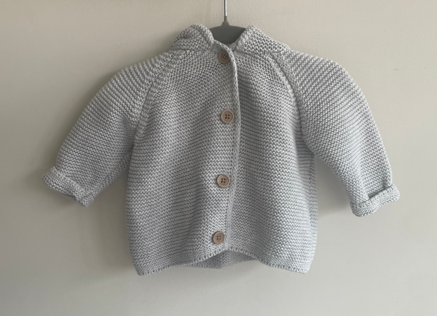 0-3 months Fred and Flo grey cardigan