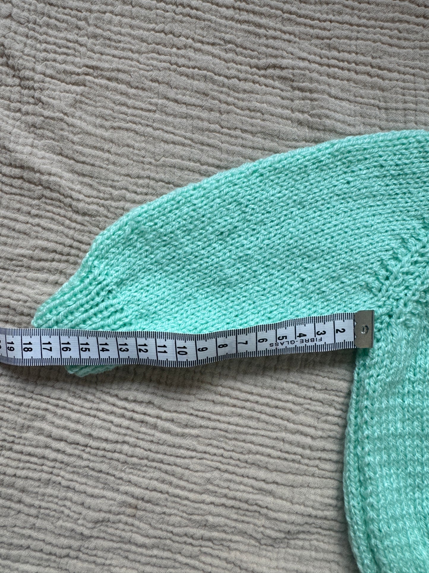 3-6m mint cardigan
