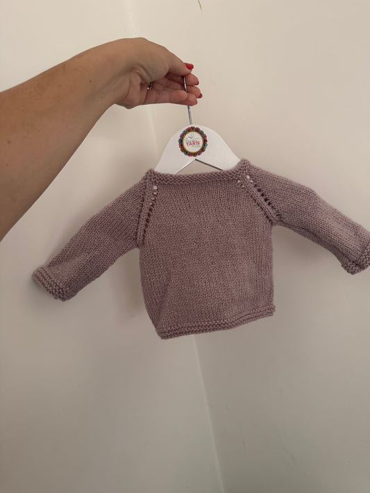 0-3 months mushroom Cardigan