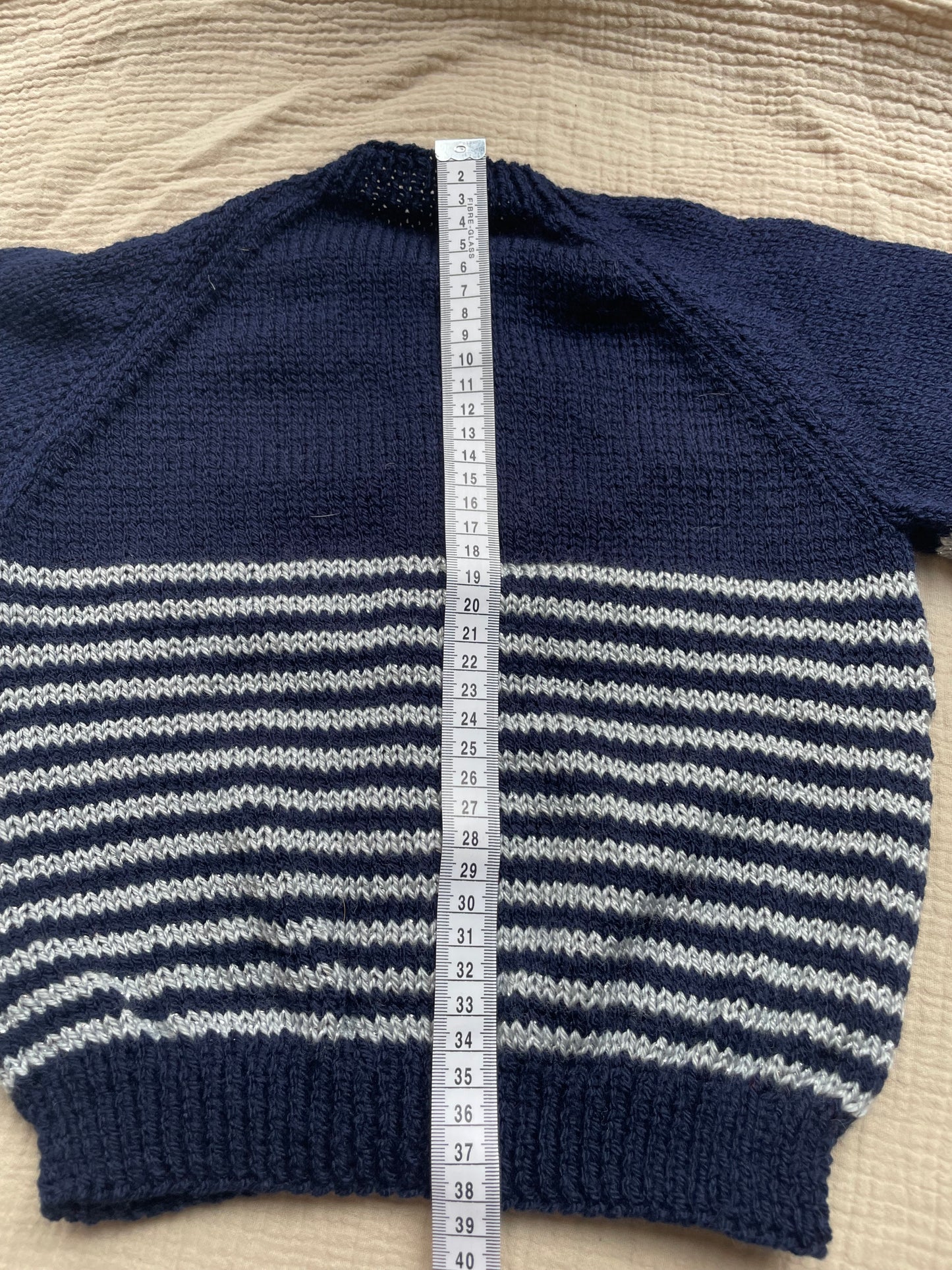 2-3 years midnight and grey cardigan with silver sparkles