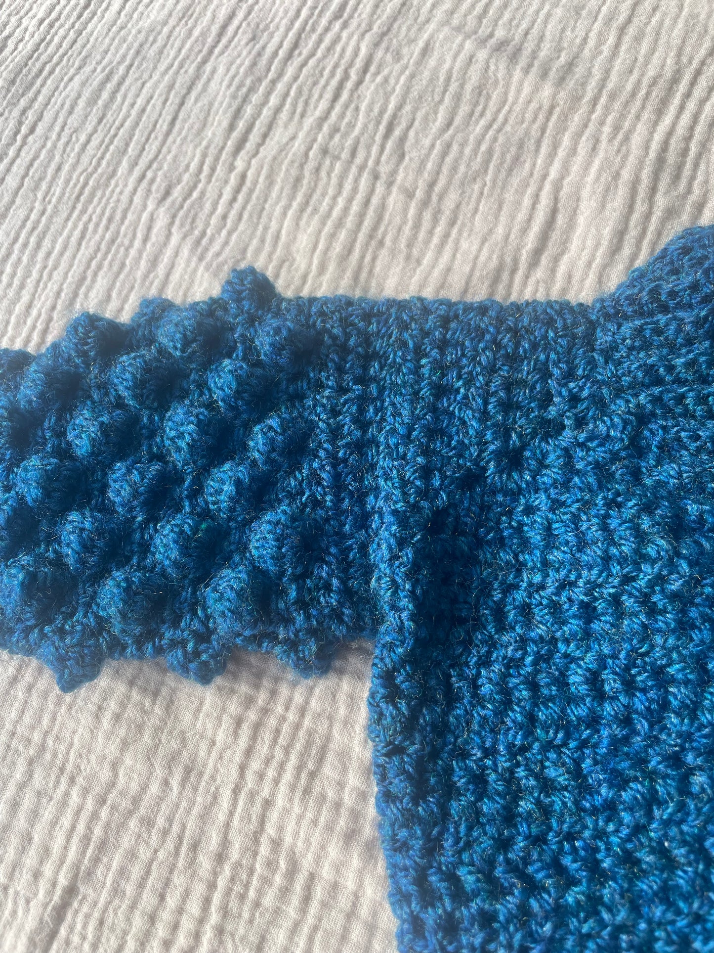 6-9m blue/green cardigan