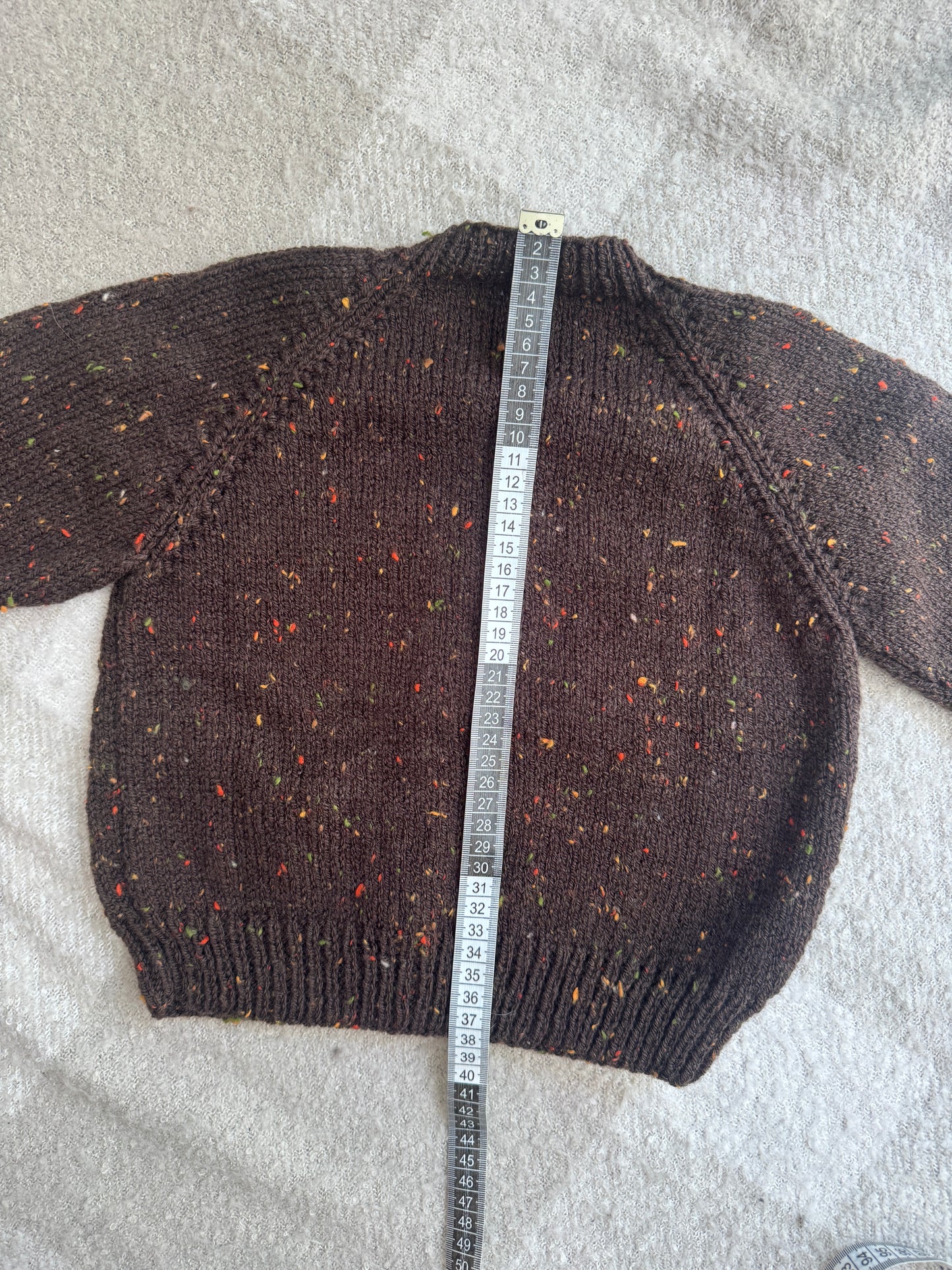 2-3 chocolate fleck cardigan