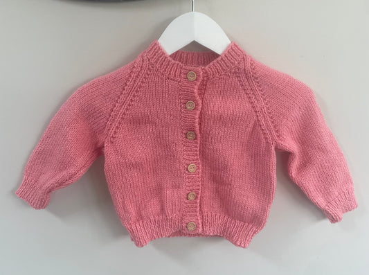1-2 years blush cardigan