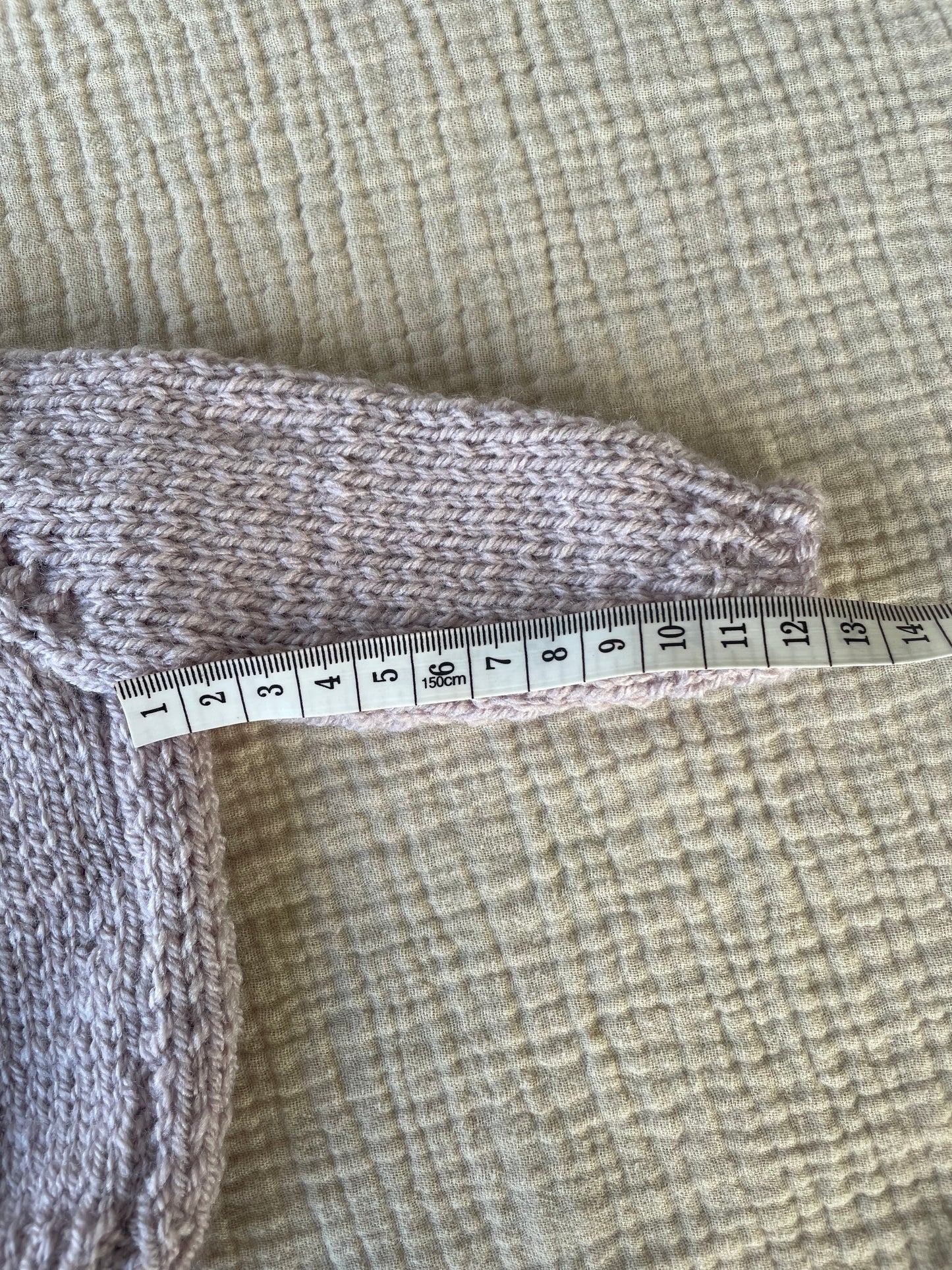 Newborn mushroom cardigan