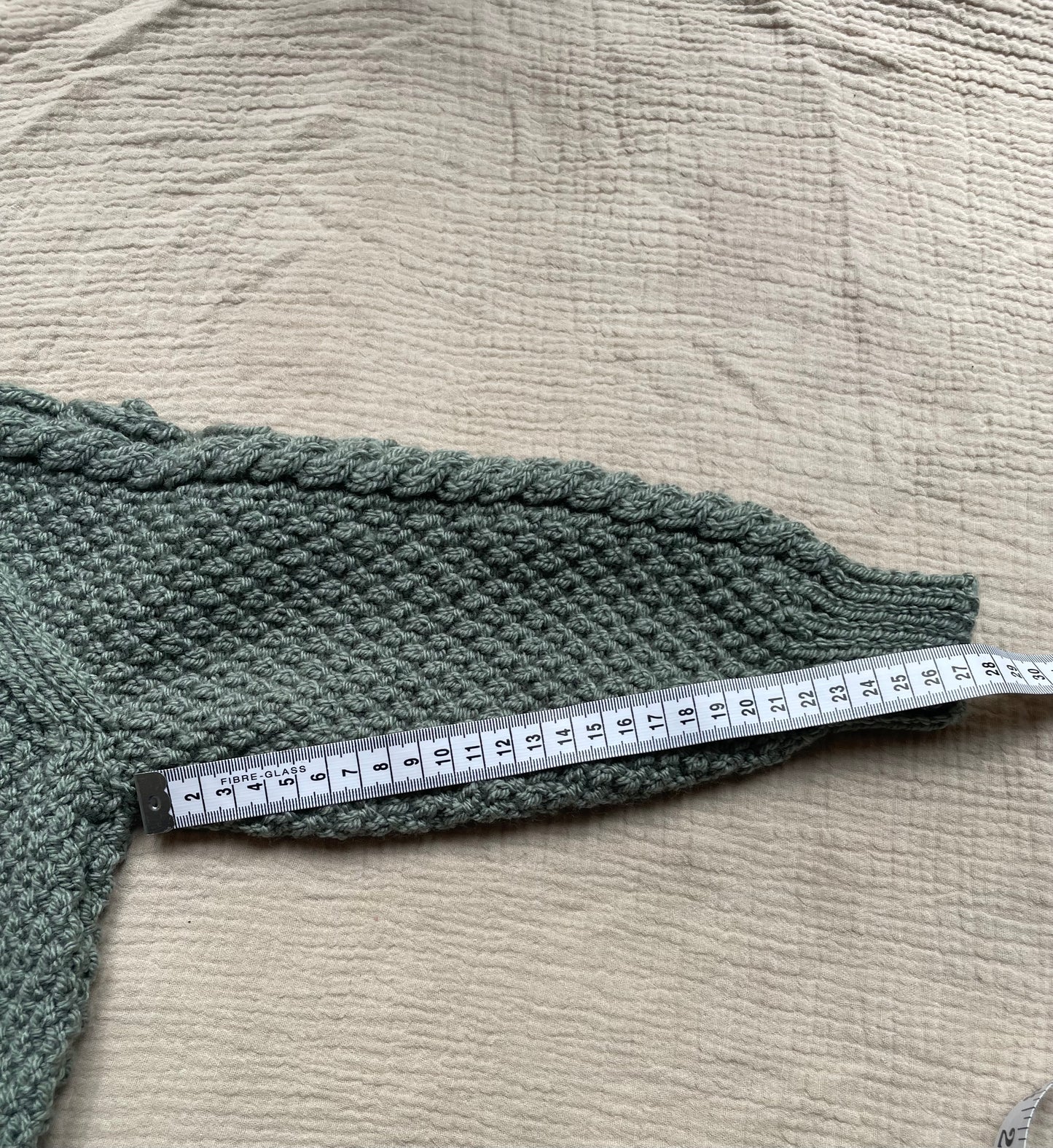 2-3 years pine aran cardigan