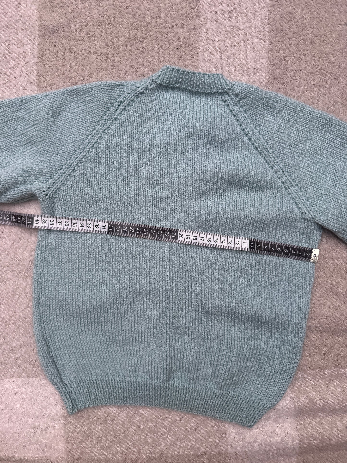 4-6 years duck egg blue cardigan