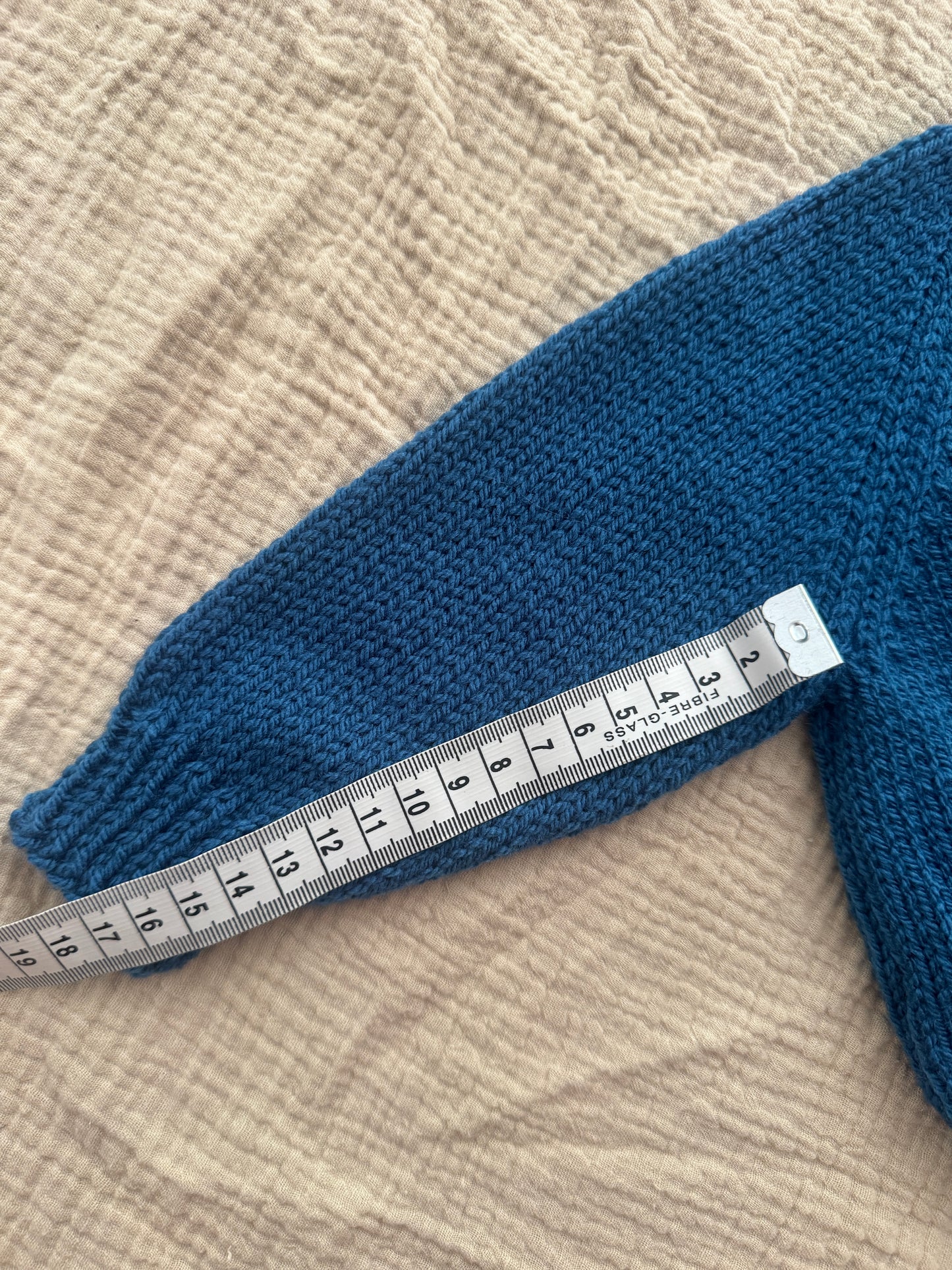 3-6m blue cardigan