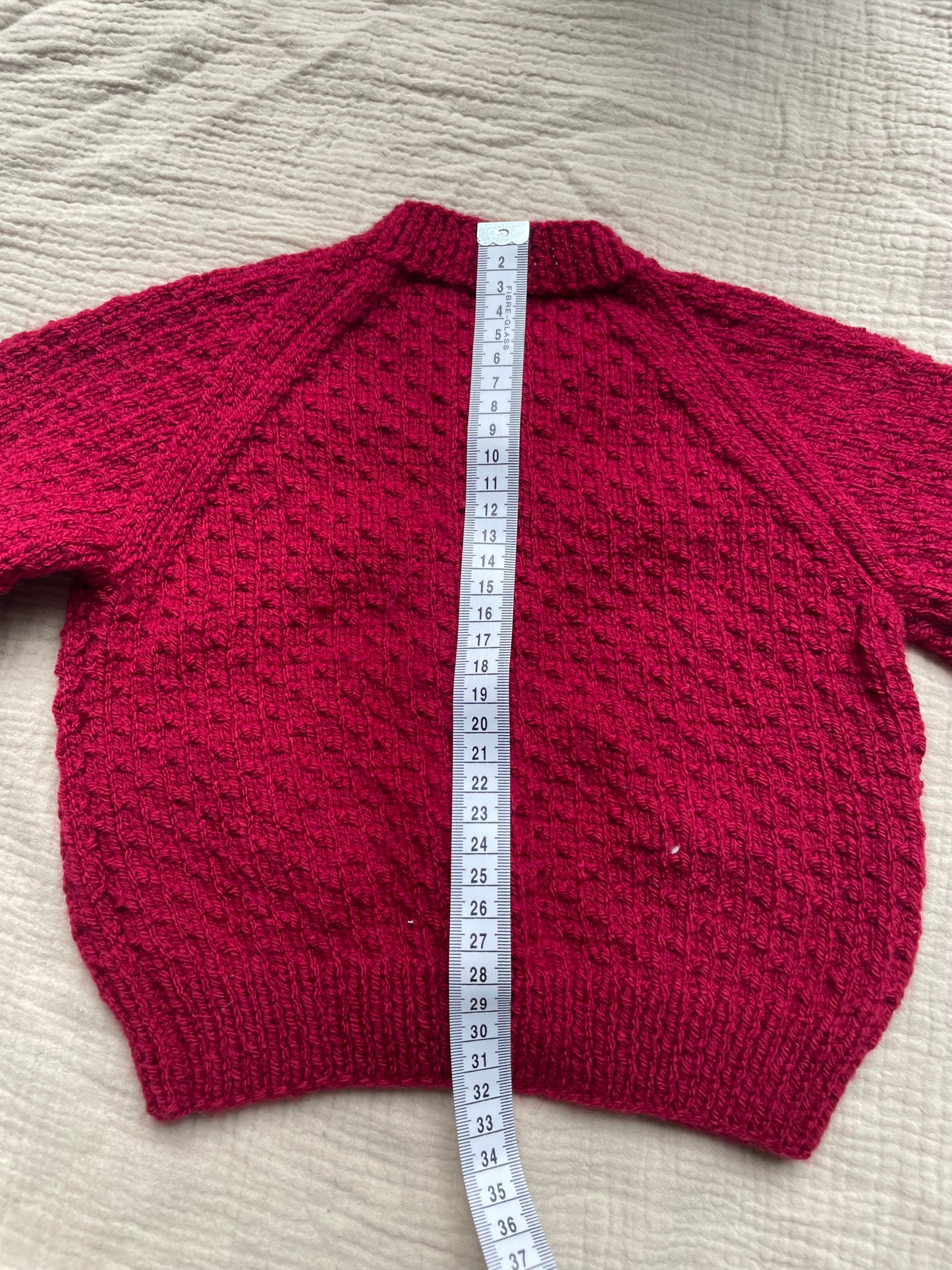 12-18m claret cardigan