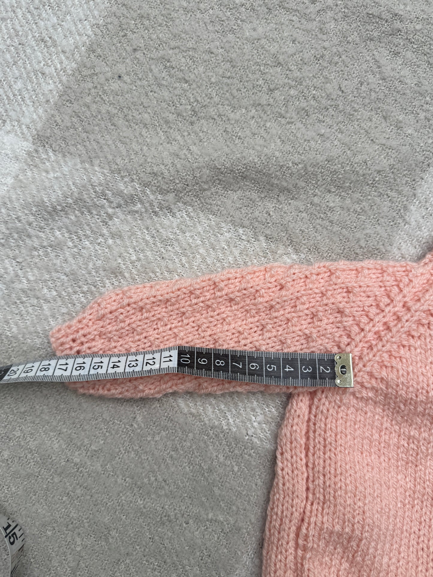 6-9m peach cardigan