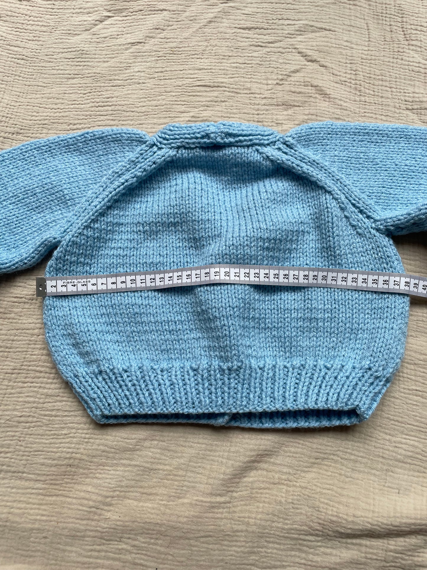 4-5 years cloud blue crop cardigan