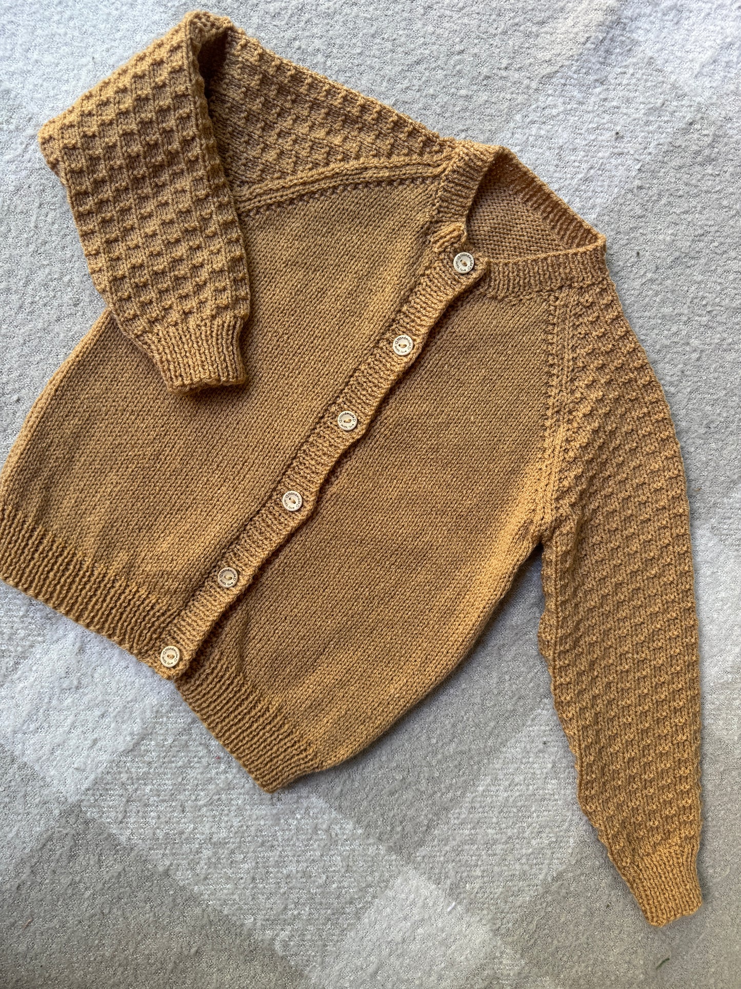 4-5 years camel cardigan