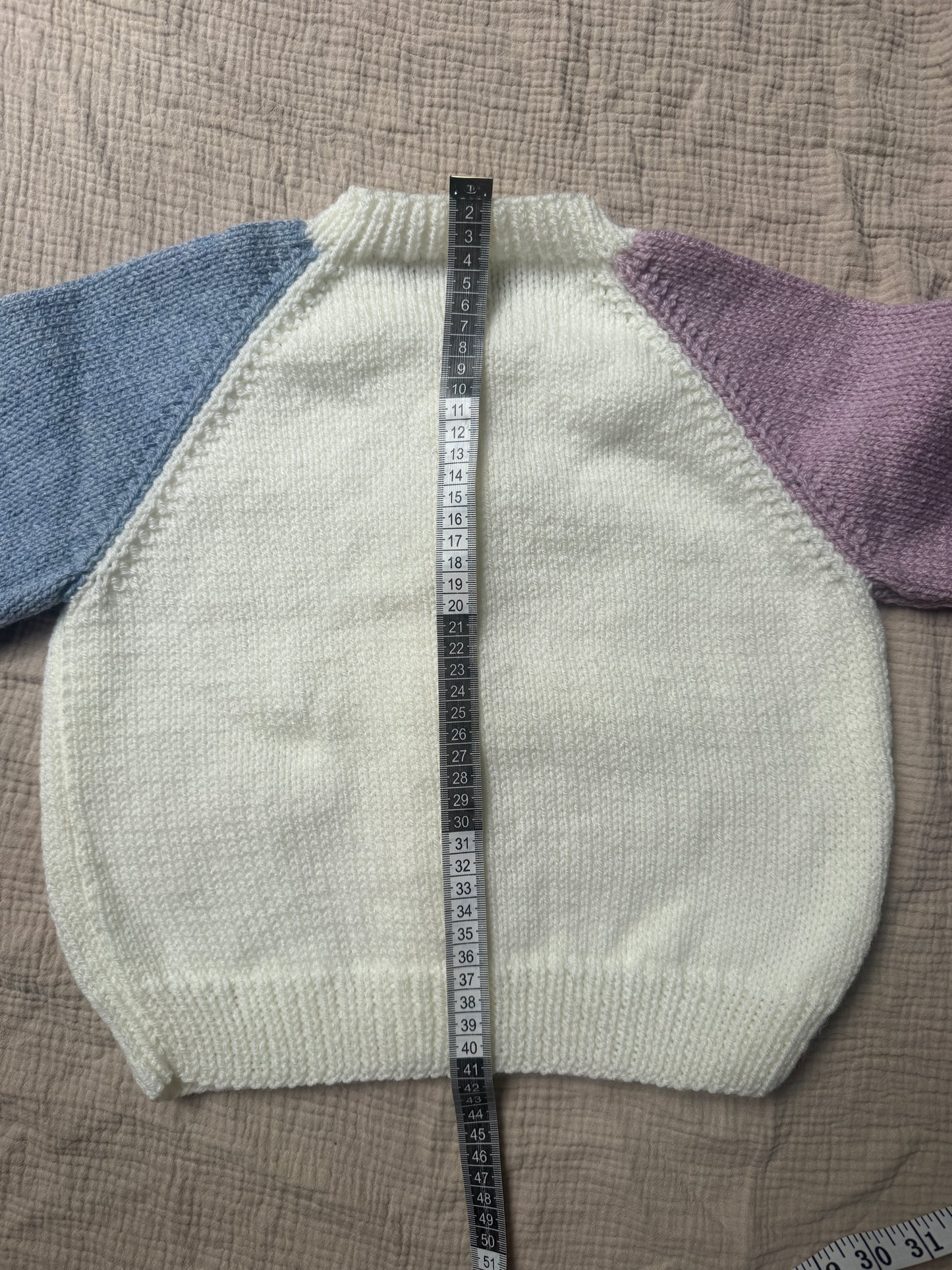 3-5 years colour block cardigan