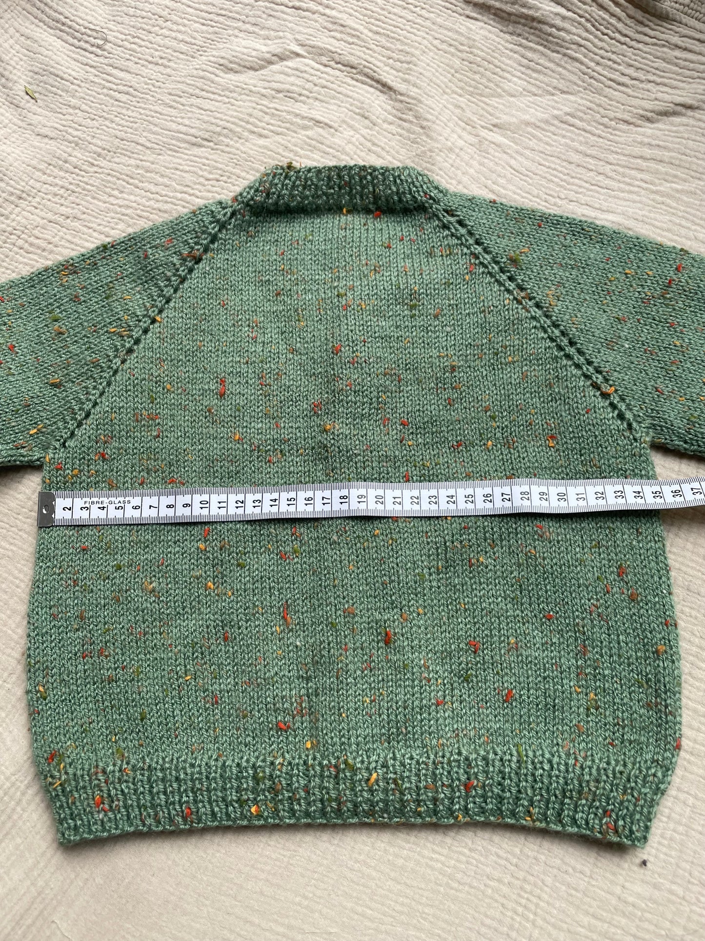 2-3 years green fleck cardigan