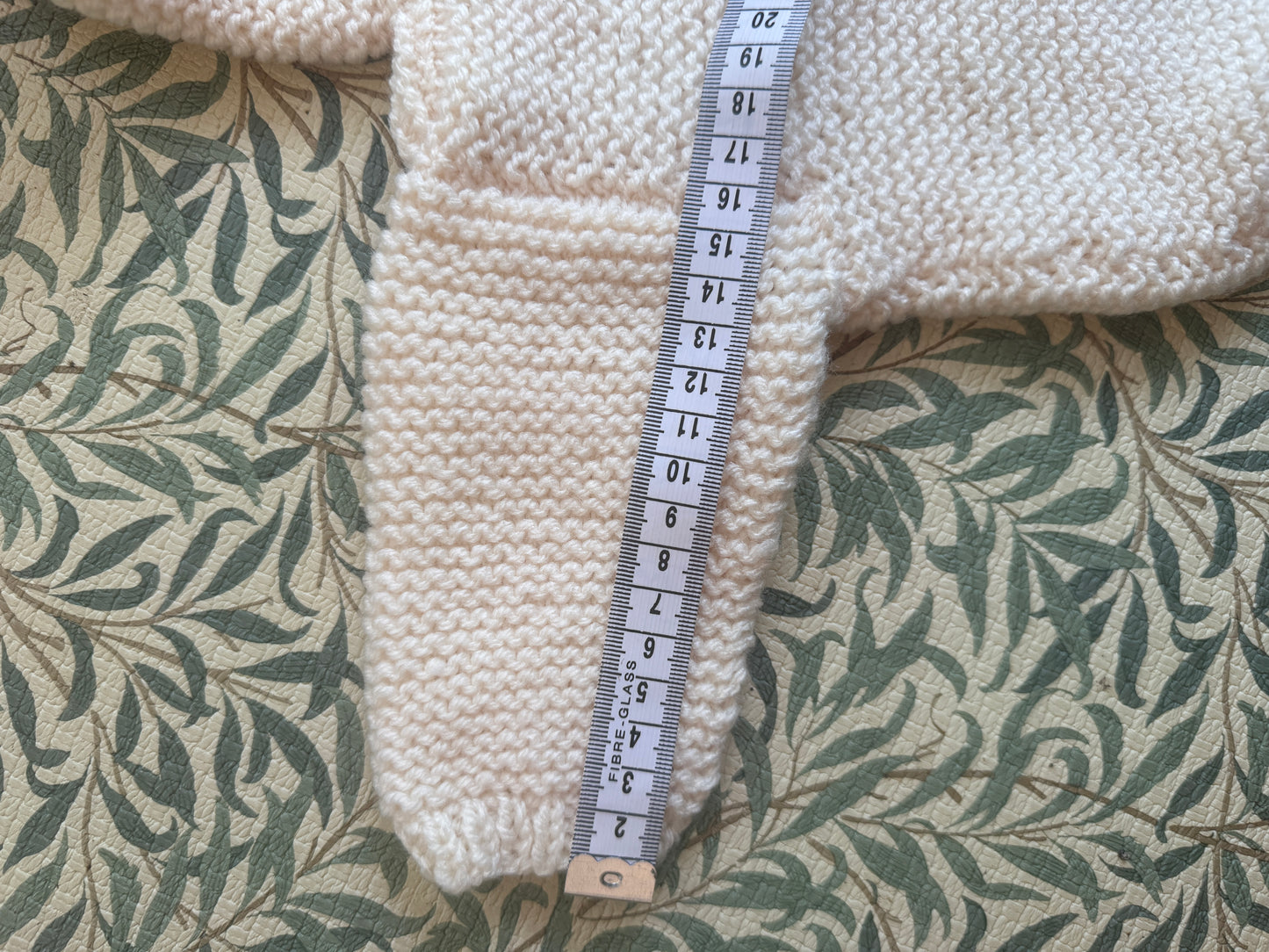 6m cream hooded cardigan