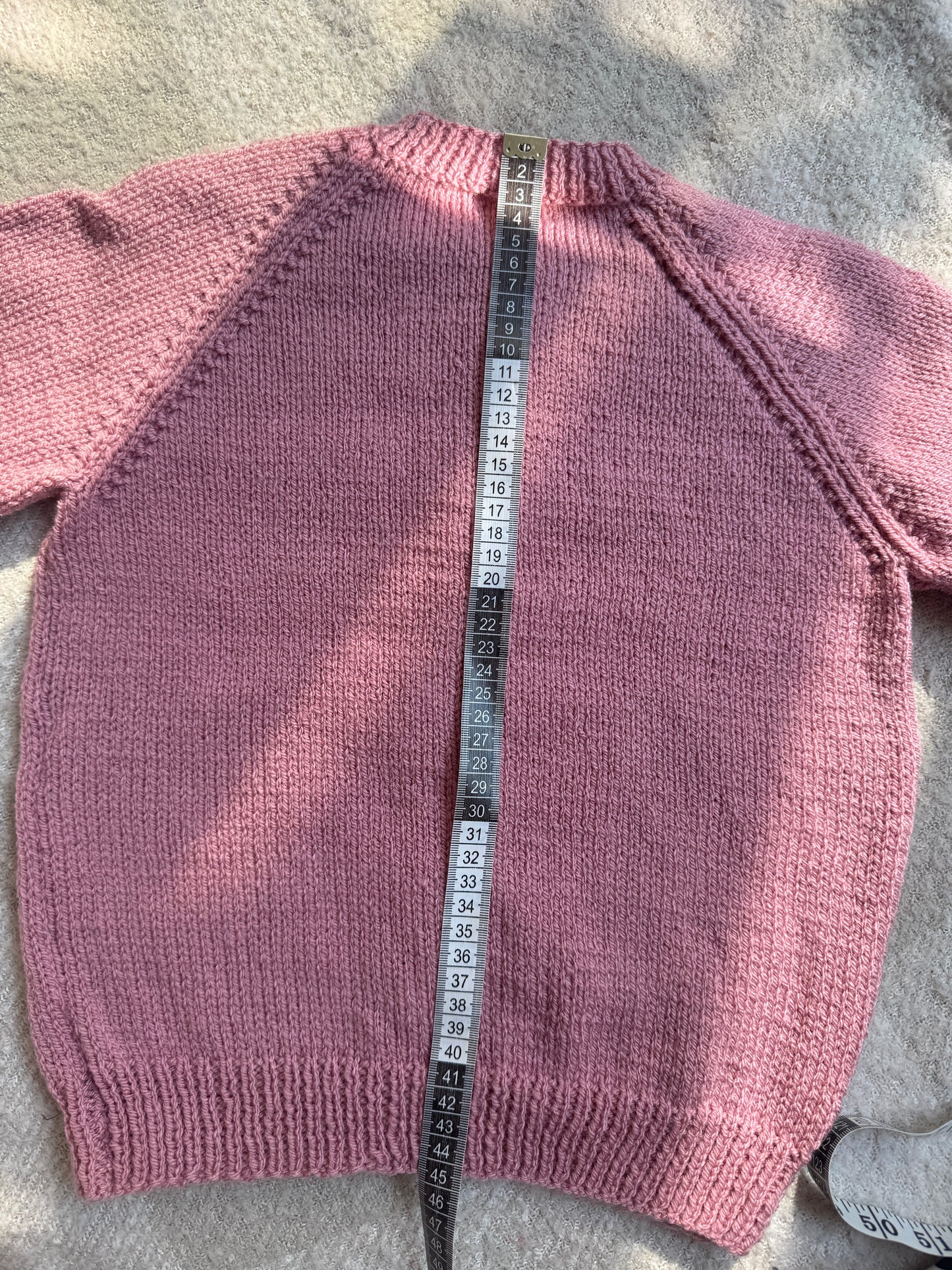 3-5 years pale rose cardigan