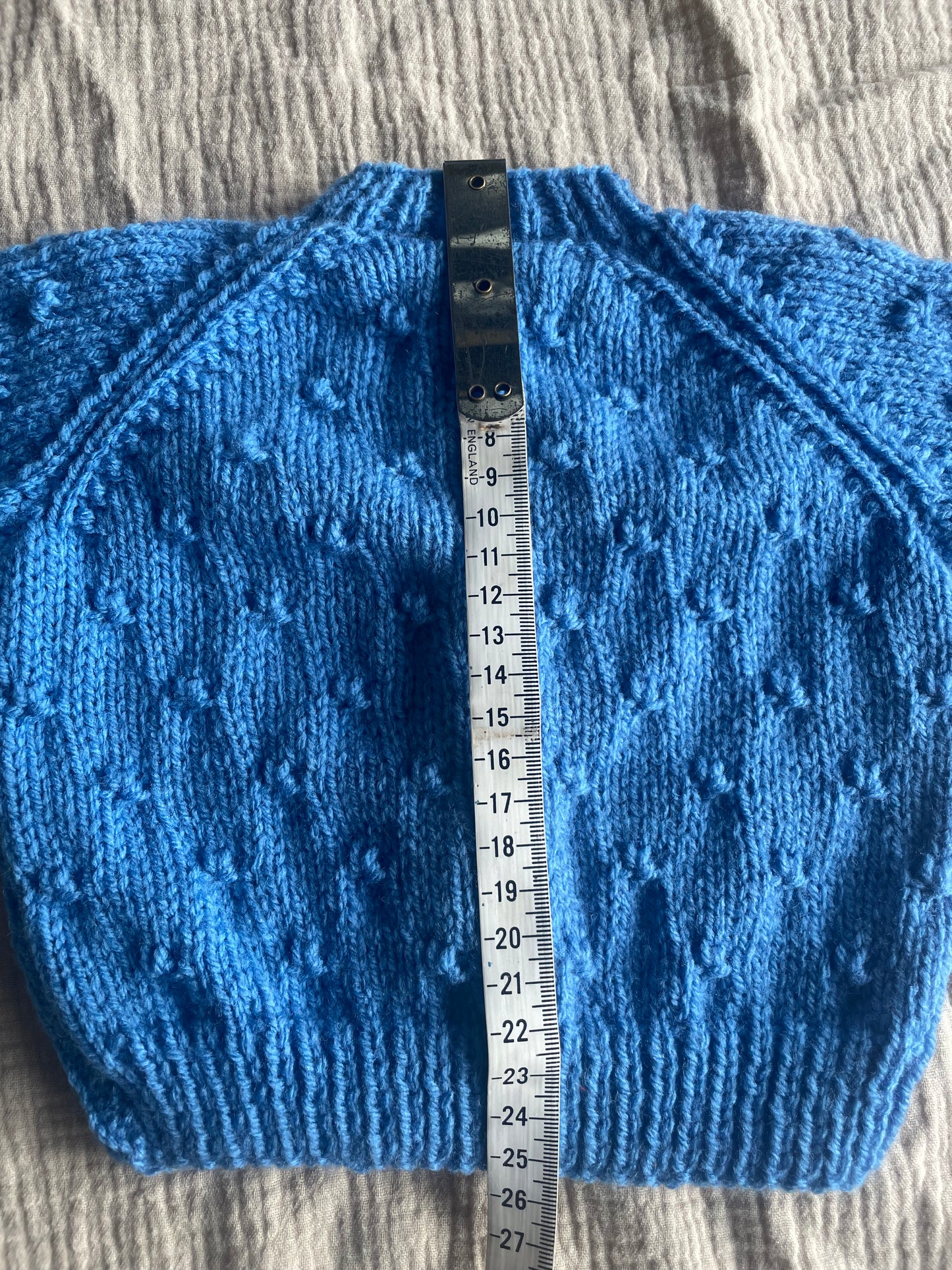 0-3m blue cardigan