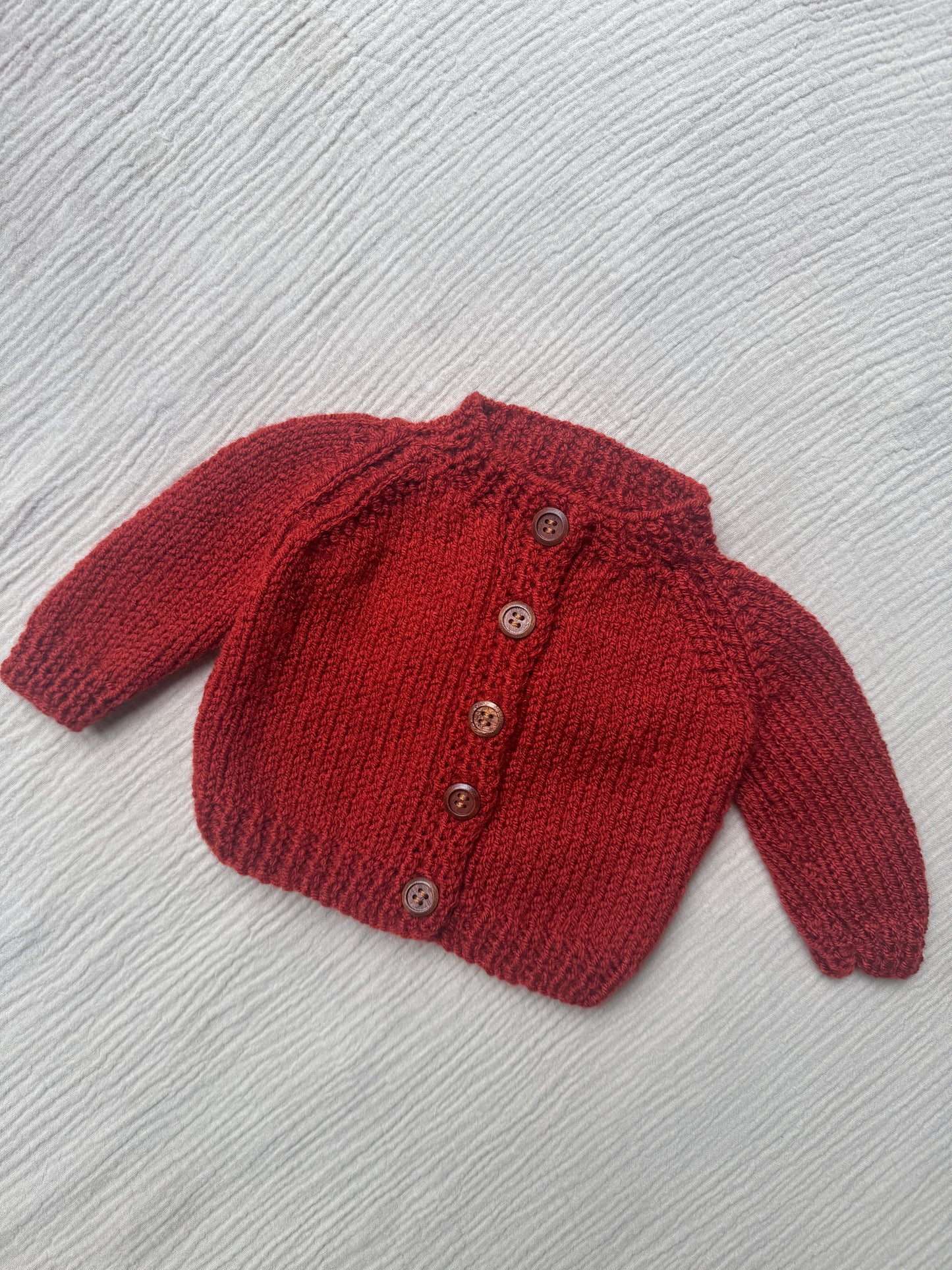 0-3m tomato cardigan