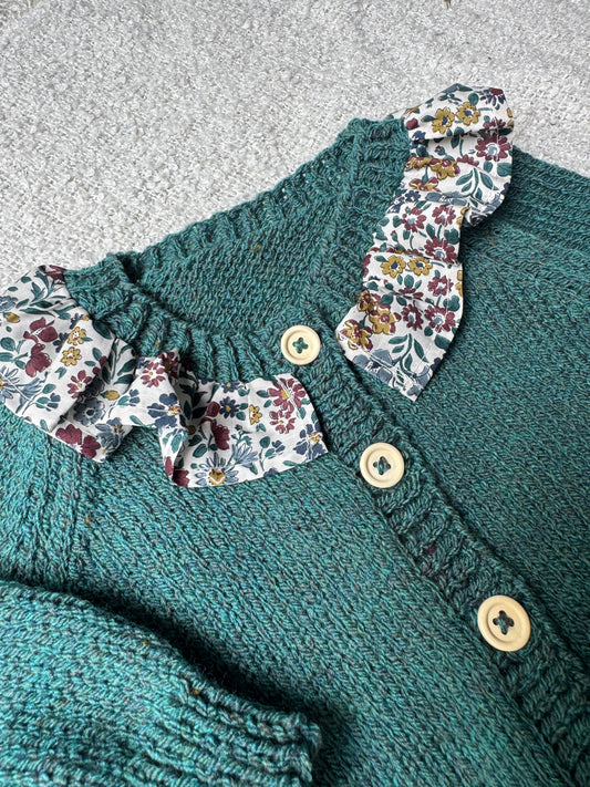 6-12 months juniper cardigan