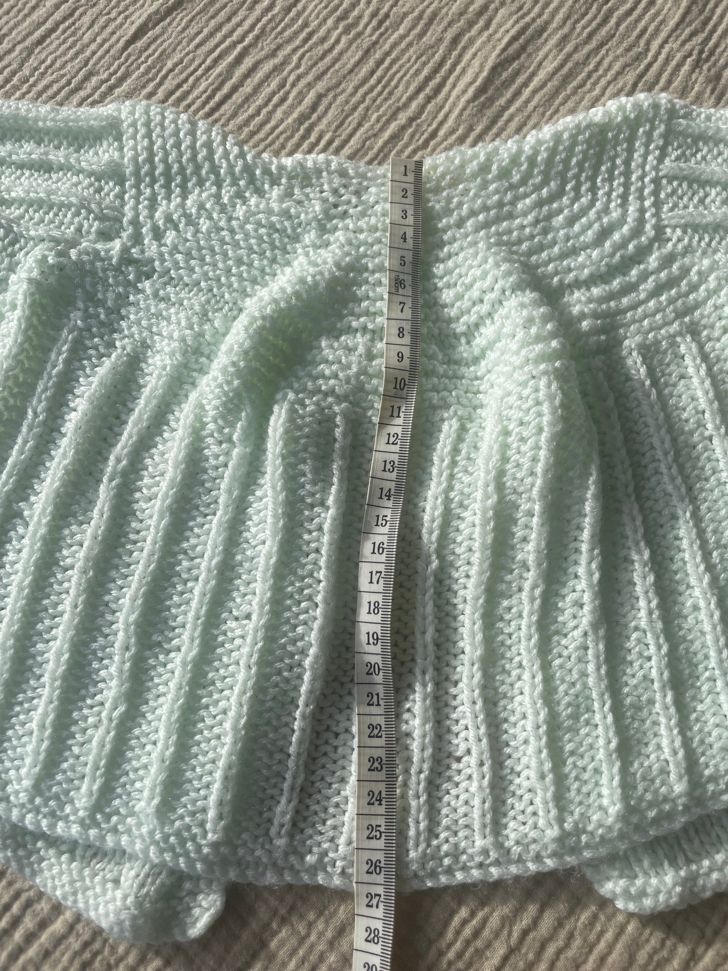 1-2years pastel green cardigan