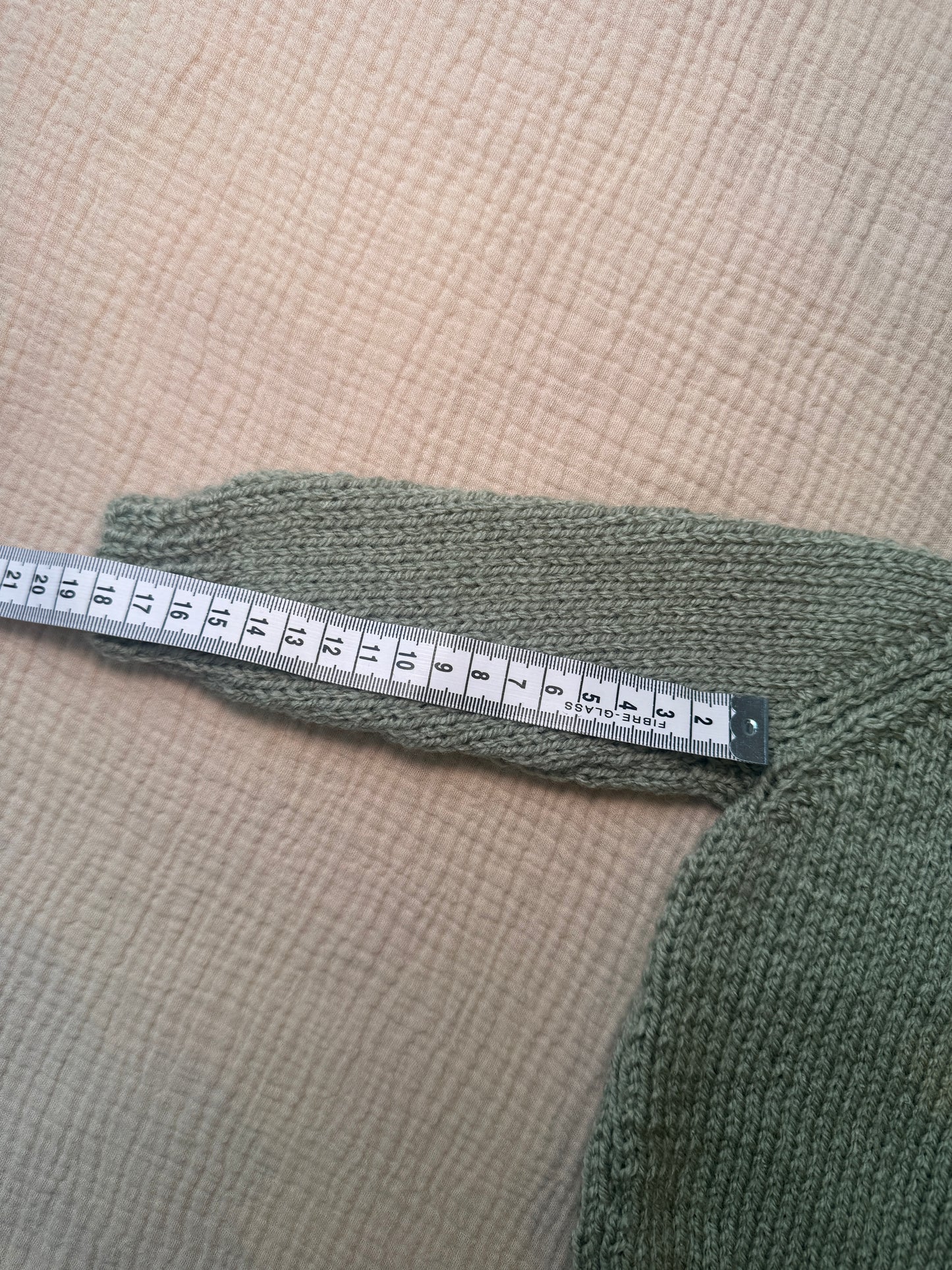 3-6m pale sage cardigan