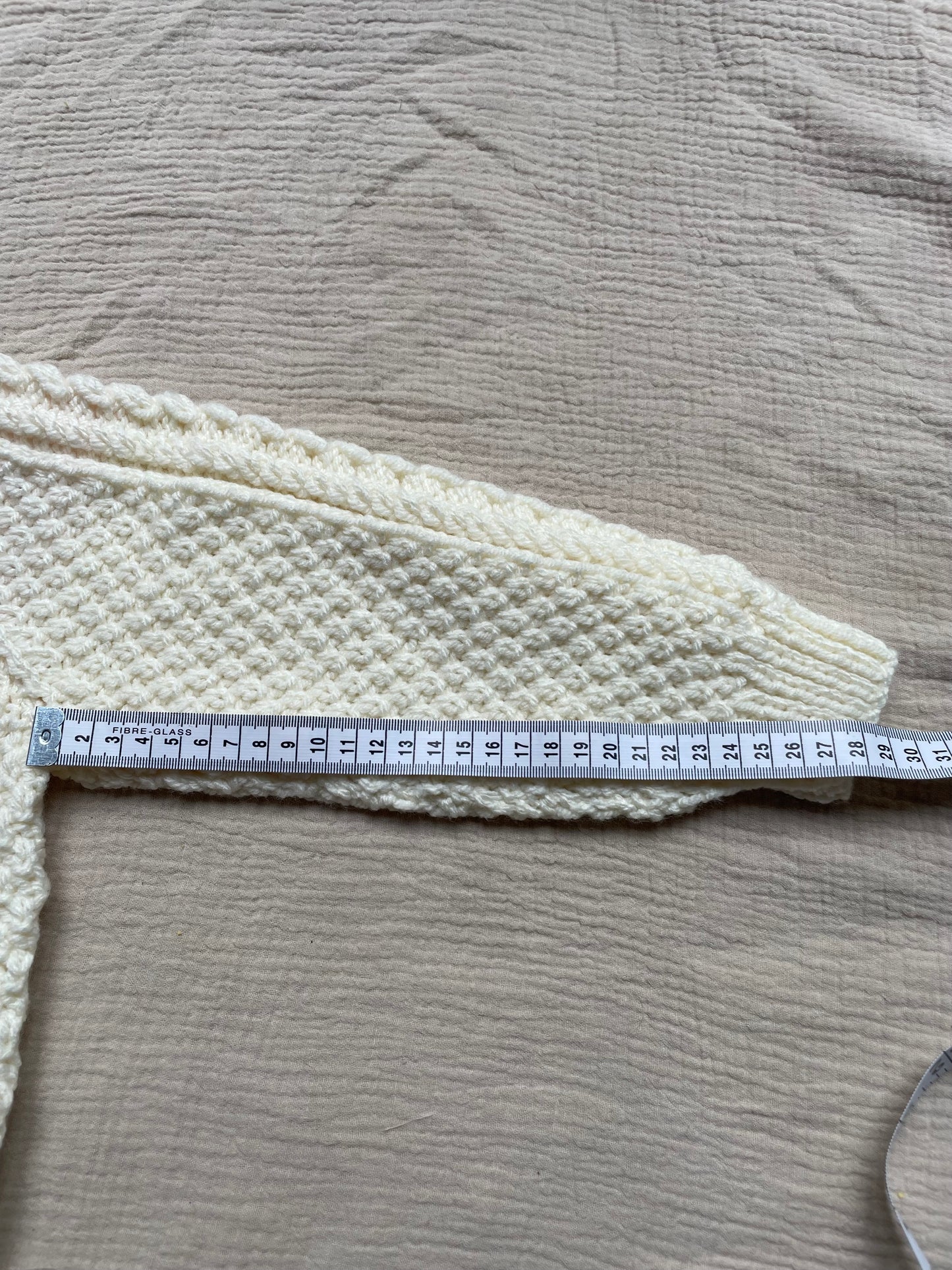 4-5 years warm cream aran jumper