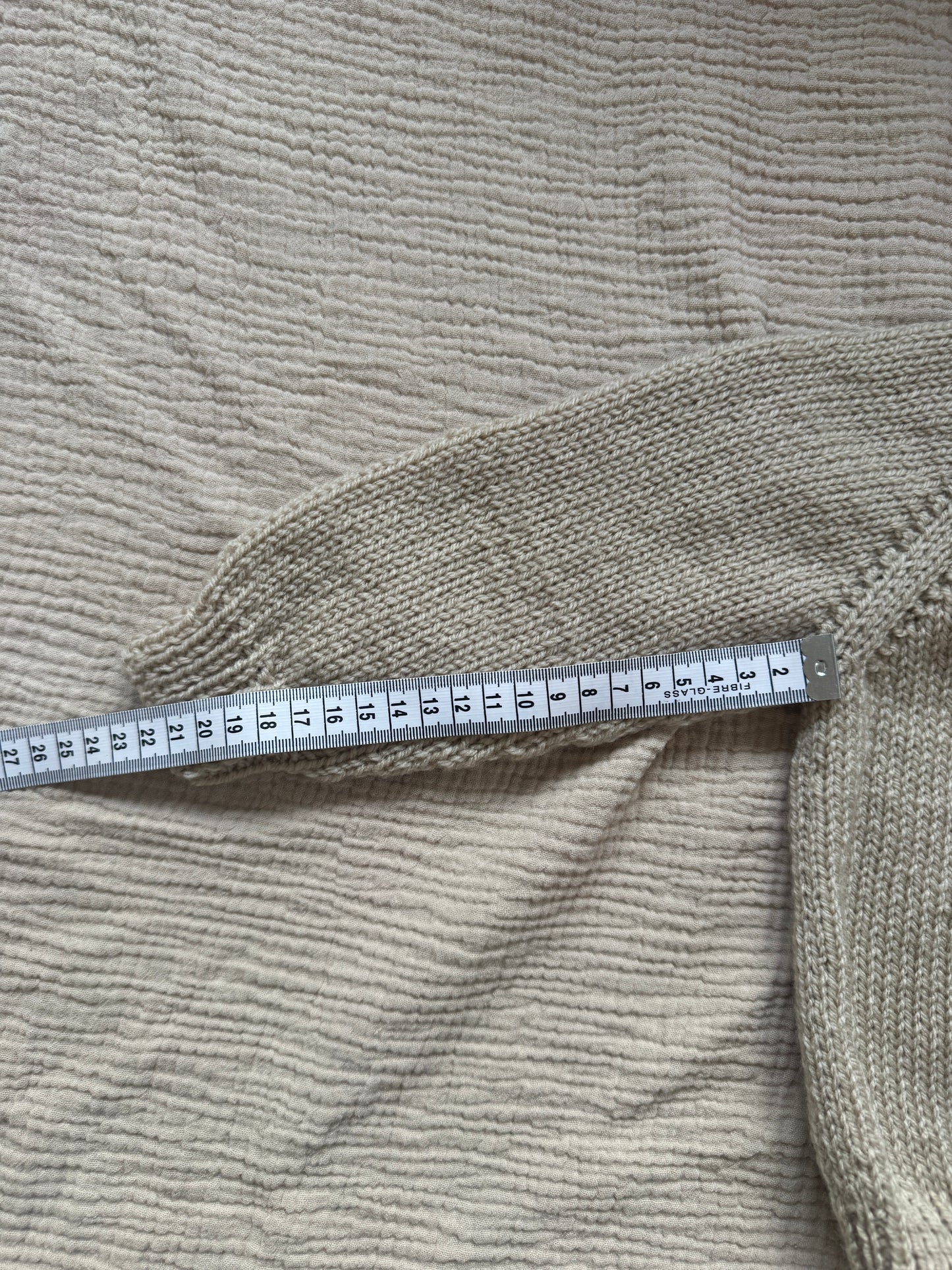 9-12m parchment cardigan