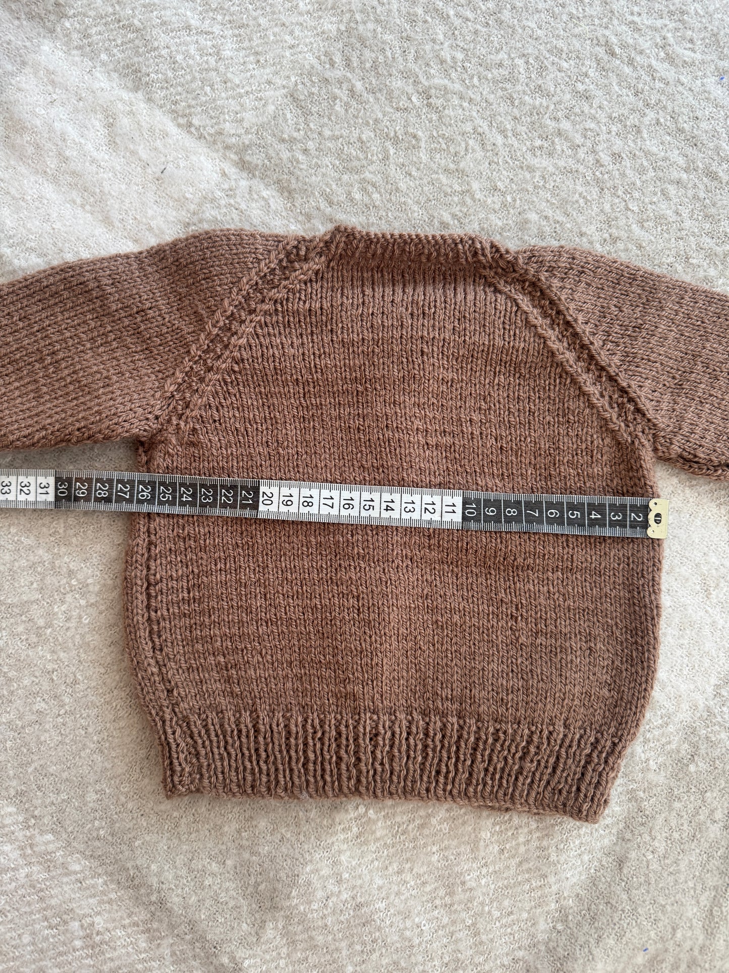3-6m mocha cardigan