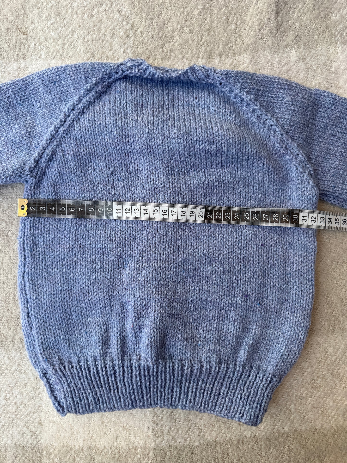 18-24m blue marle cardigan