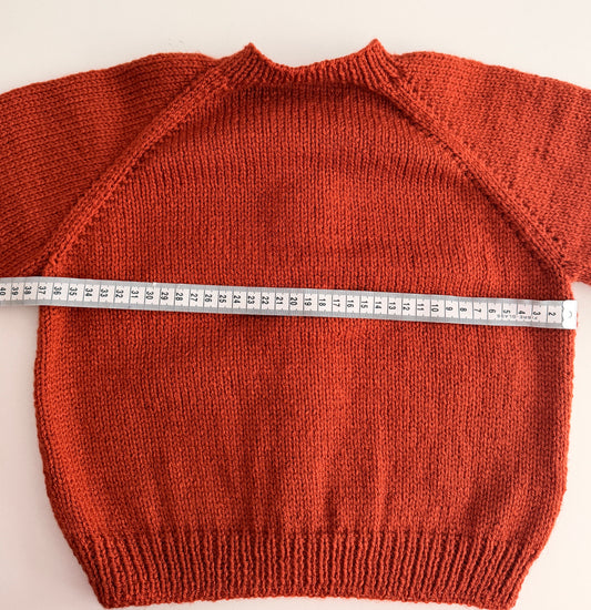 4-5 years copper cardigan