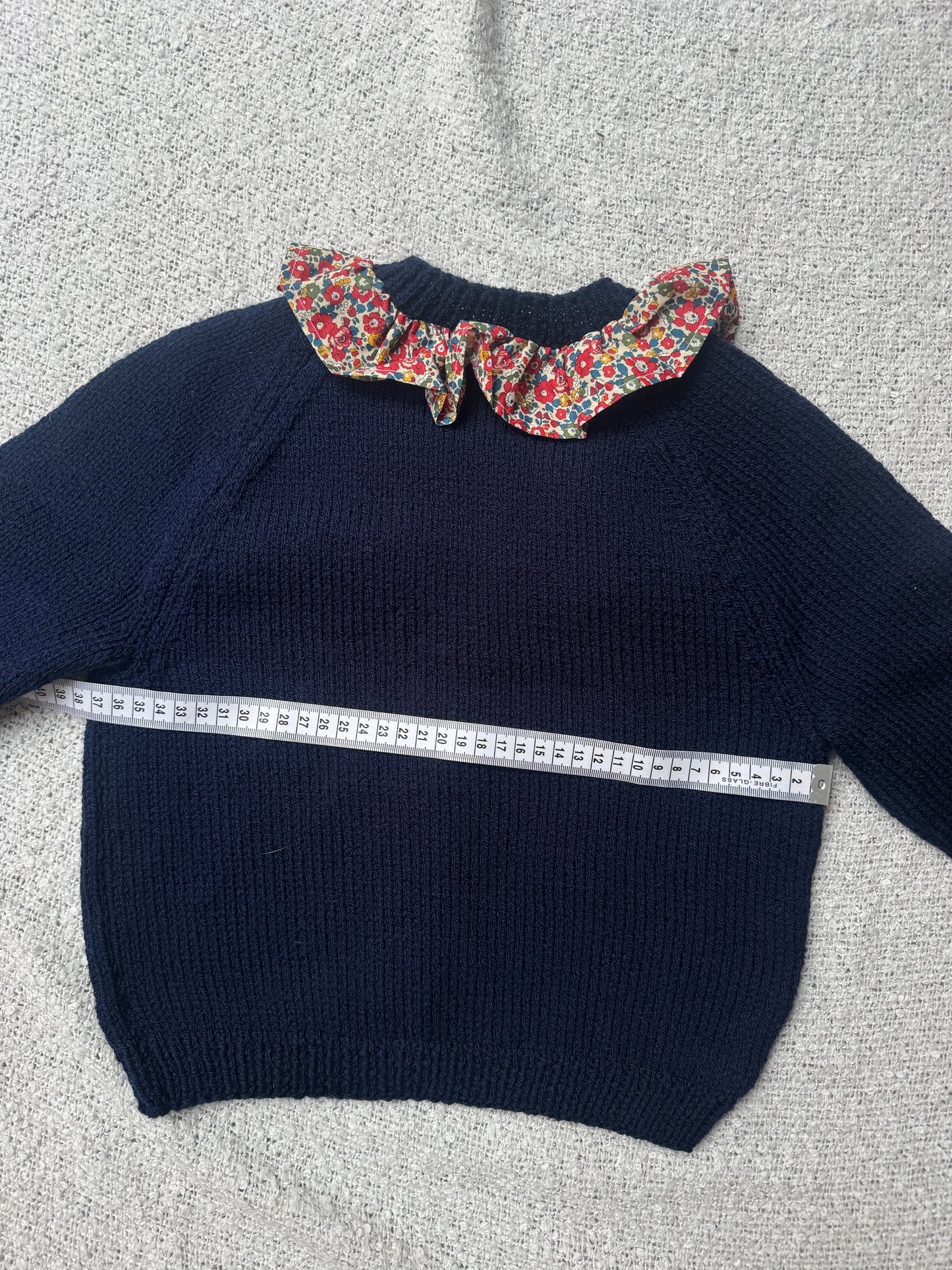 2-4 midnight with liberty collar cardigan
