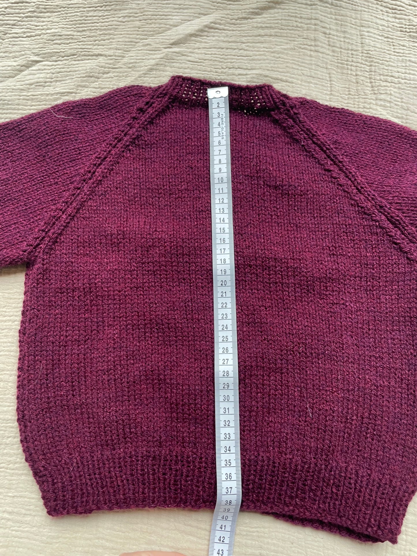 3-4 years burgundy cardigan