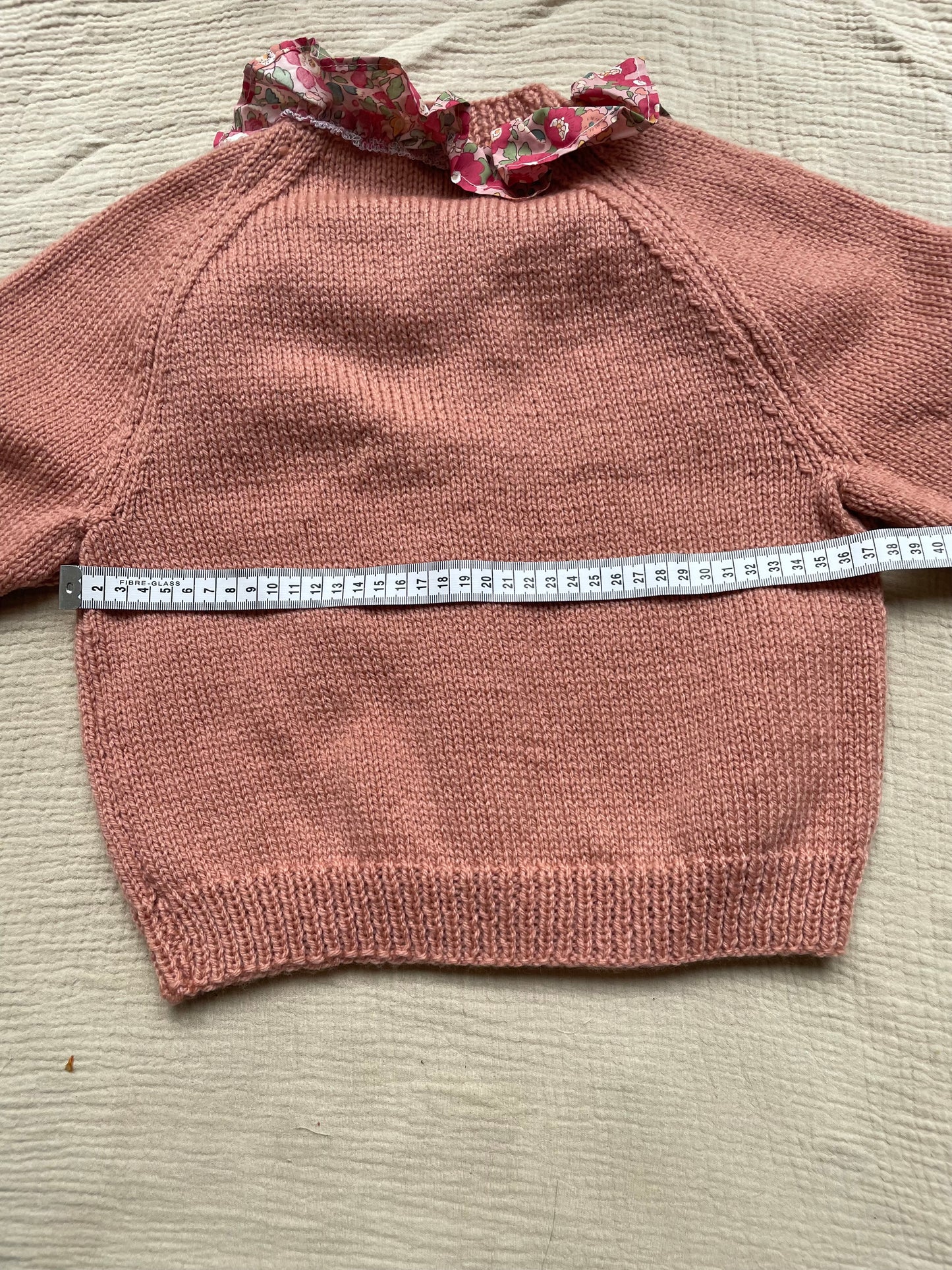 3-4 years clay cardigan with liberty collar