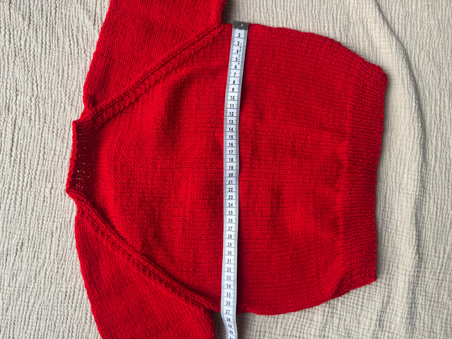 2-3 years red cardigan