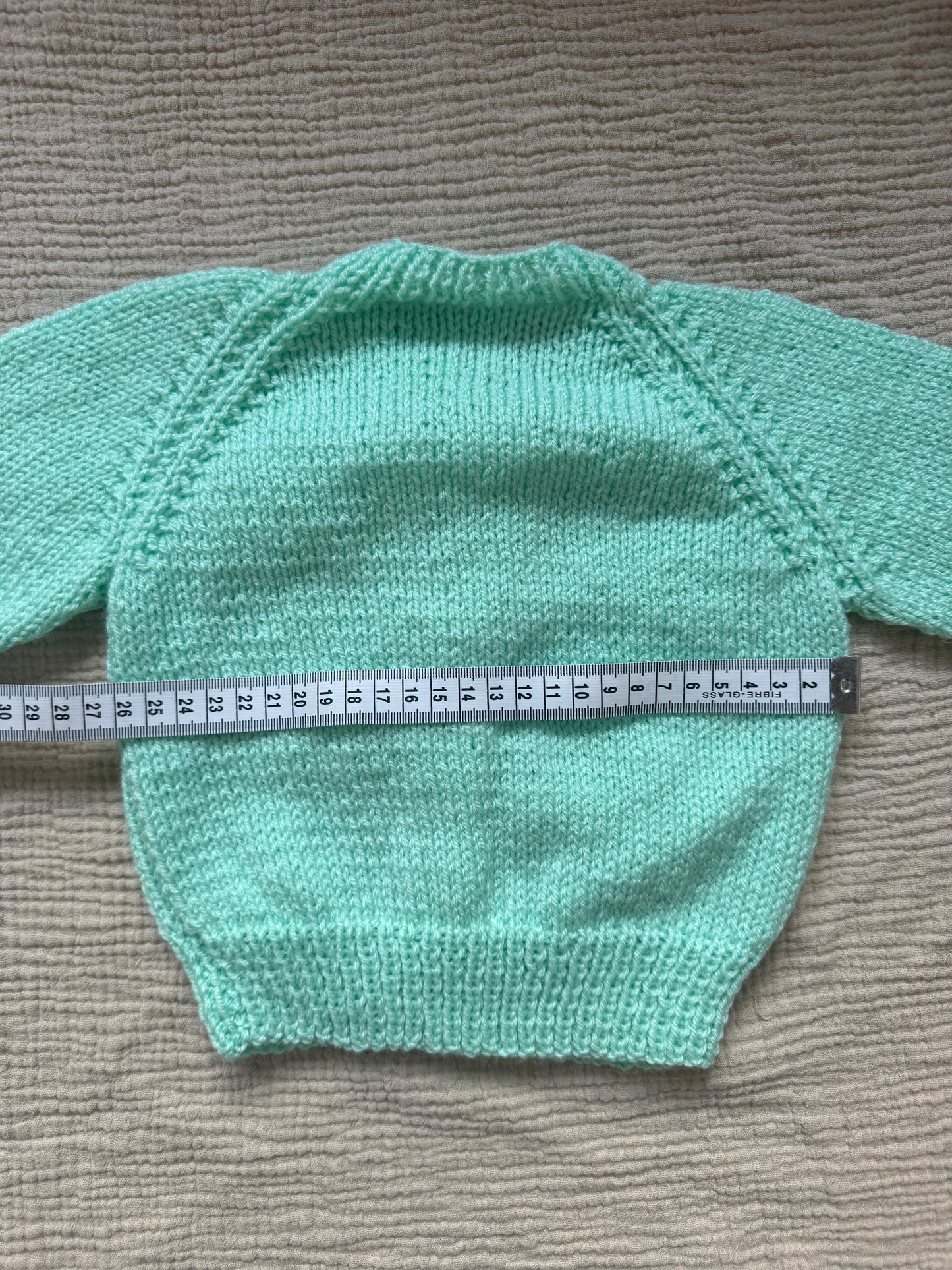 3-6m mint cardigan