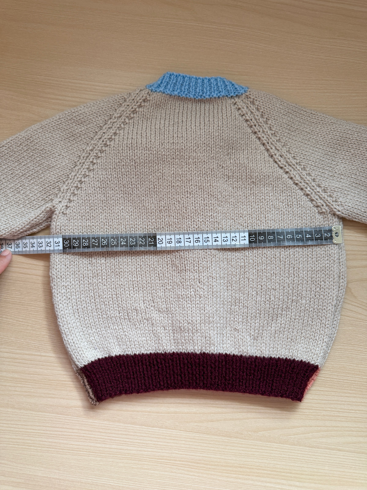 1-2 years colour block cardigan