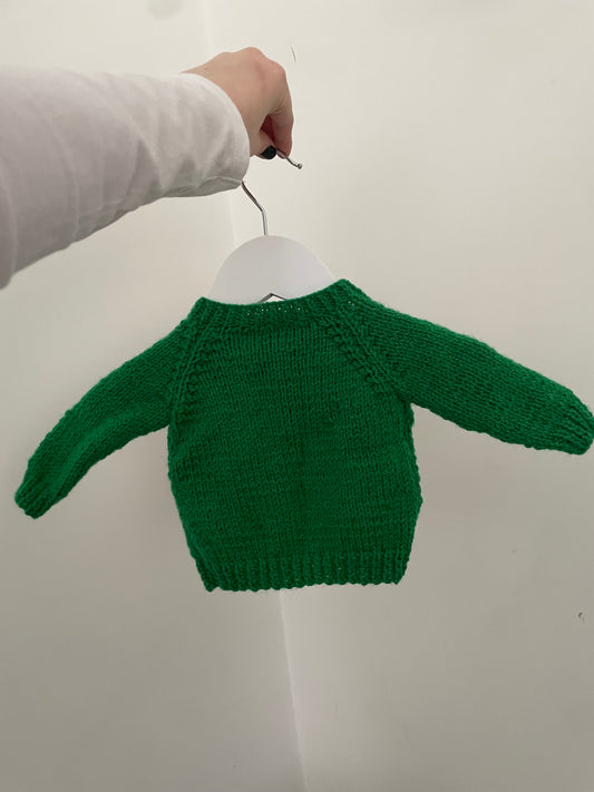 0-3 months green Cardigan