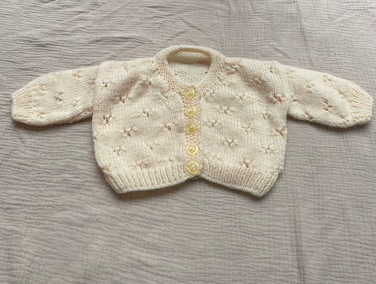 3-6m peach cardigan