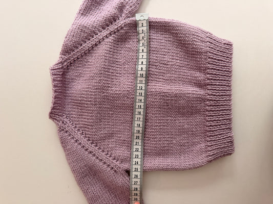 3-6m lilac cardigan
