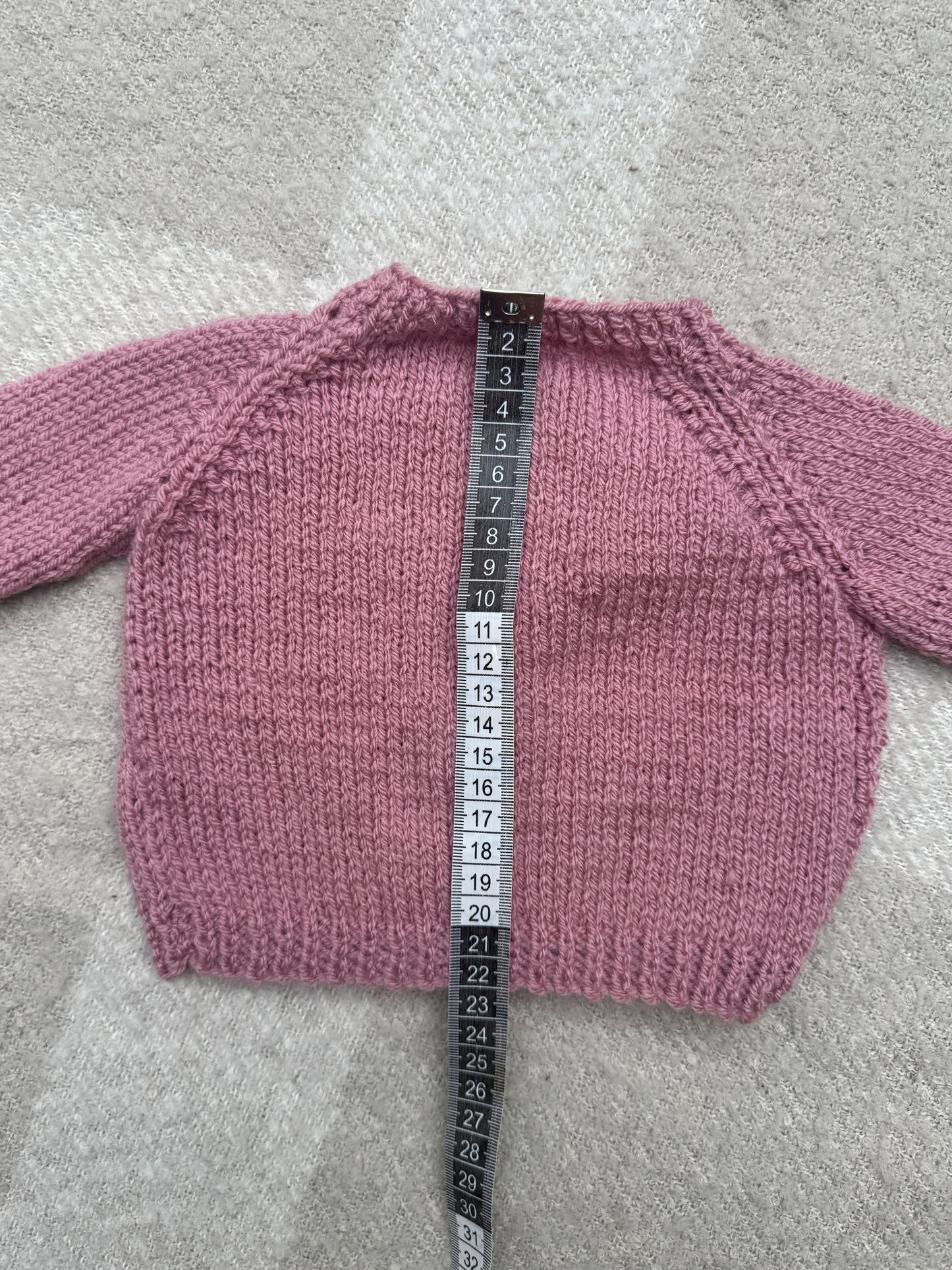 0-3m pale rose cardigan