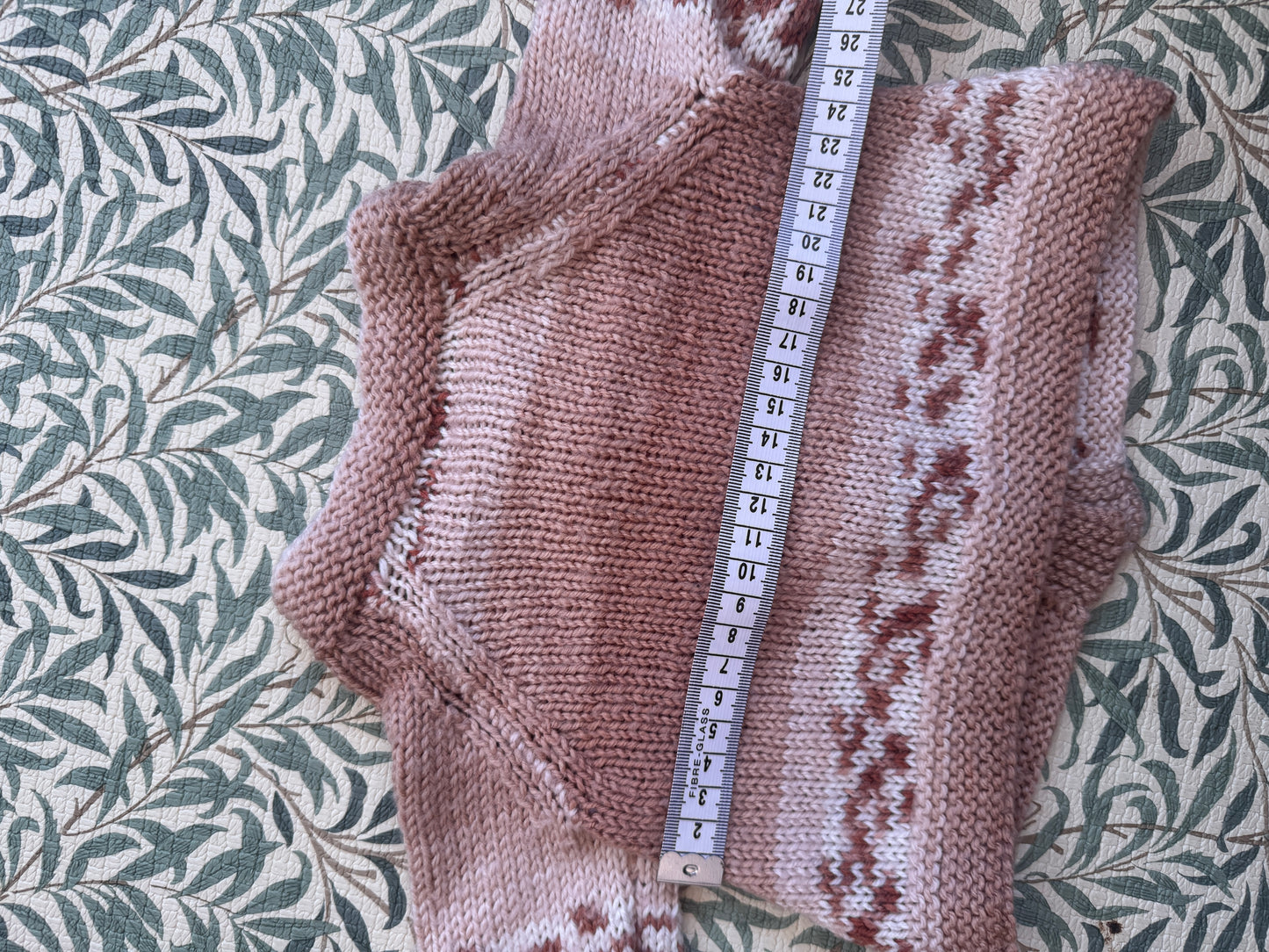 0-3m brown pattern cardigan